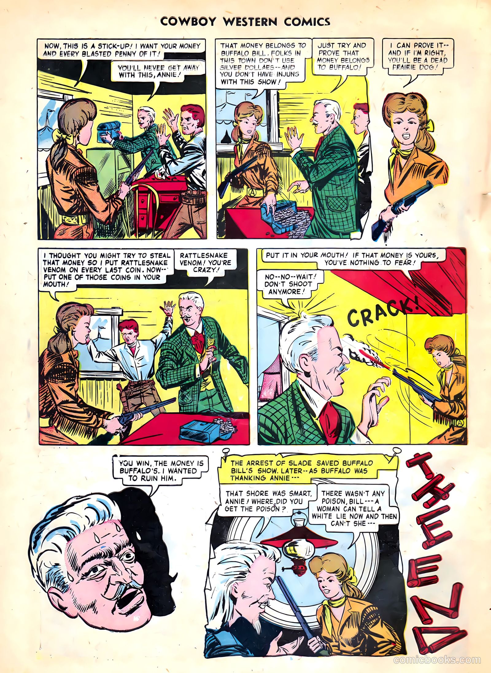 Cowboy Western Comics #33 (1951) — page 34 of 36