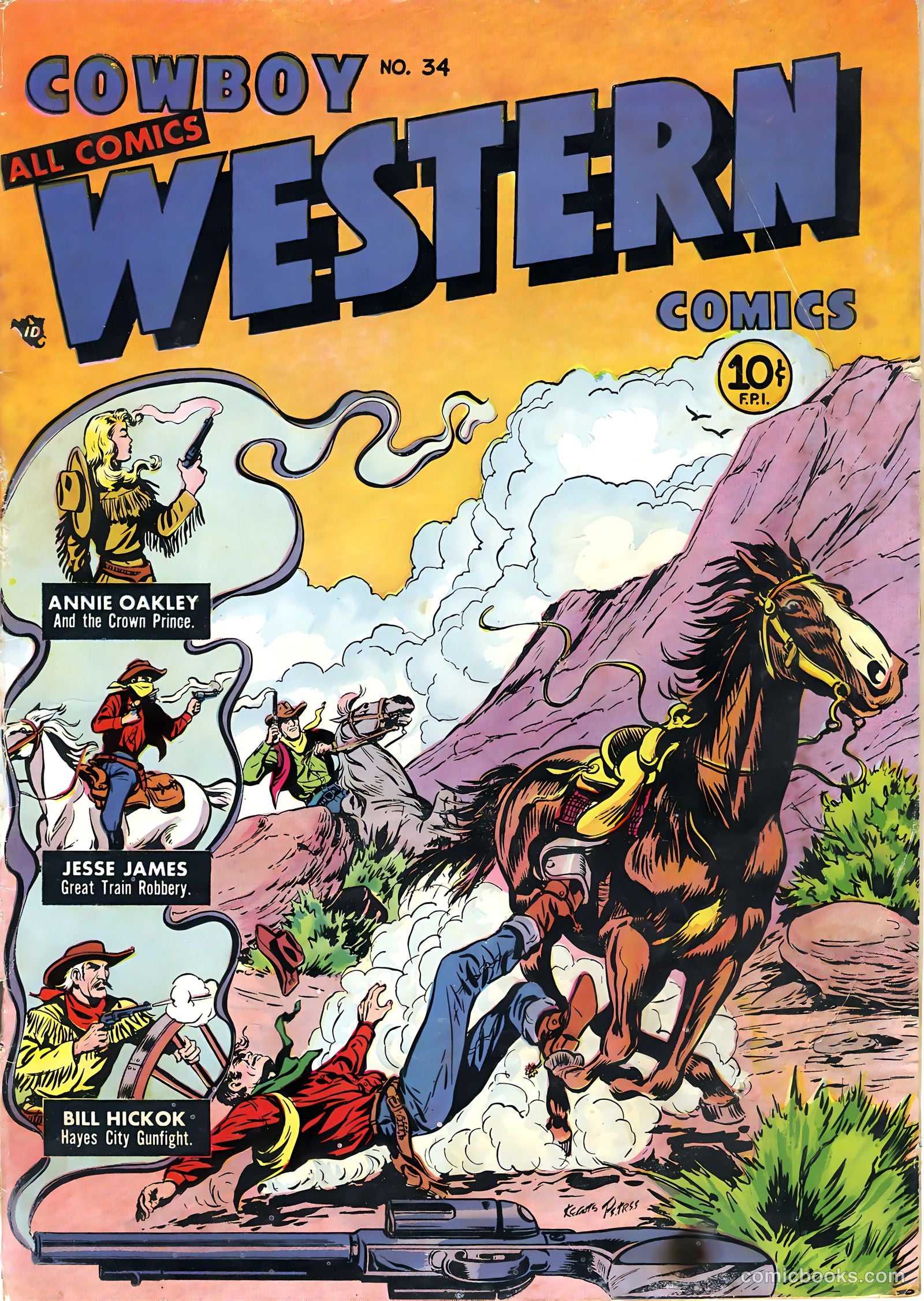 Cowboy Western Comics #34