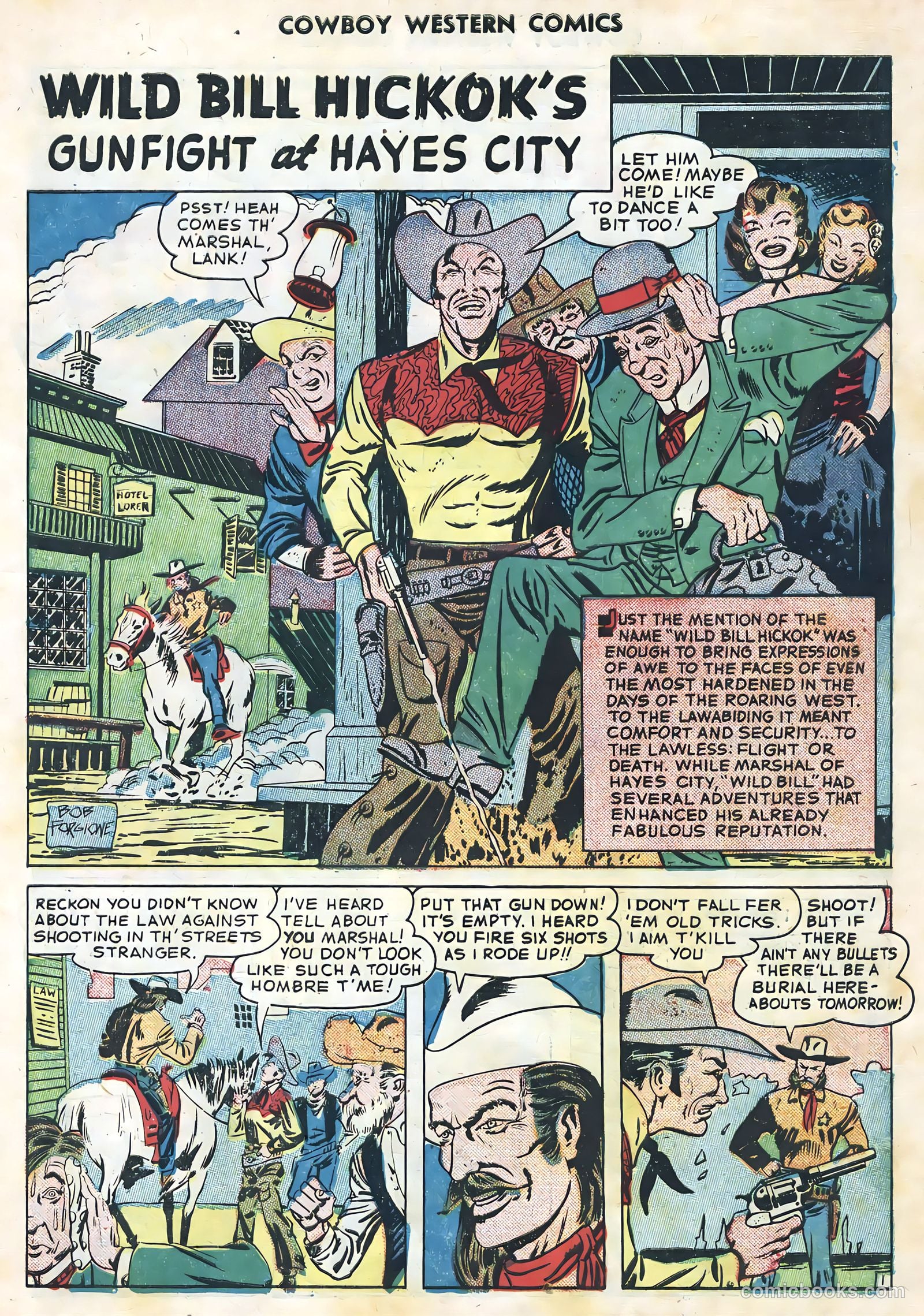 Cowboy Western Comics #34 (1951) — page 3 of 36
