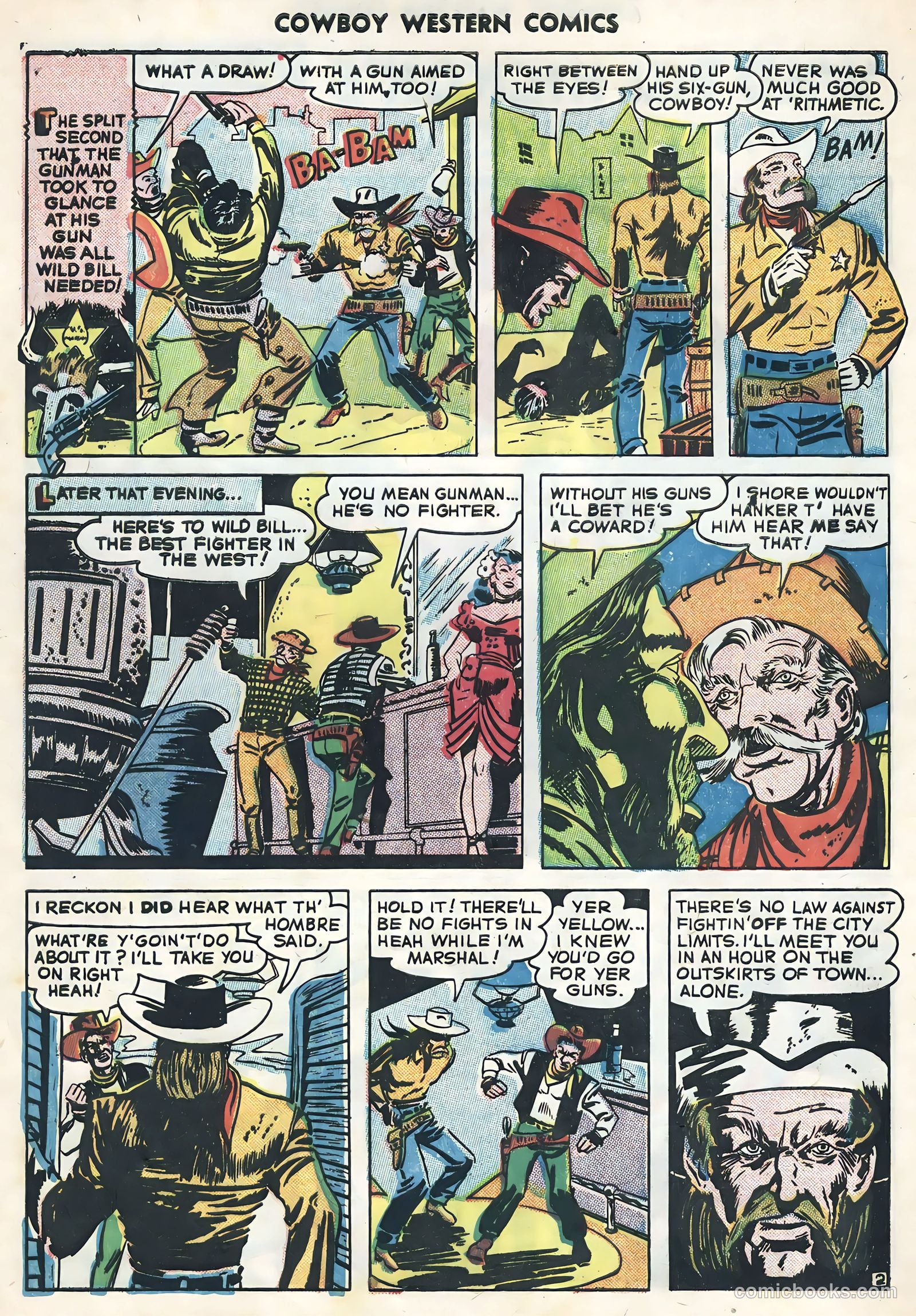 Cowboy Western Comics #34 (1951) — page 4 of 36