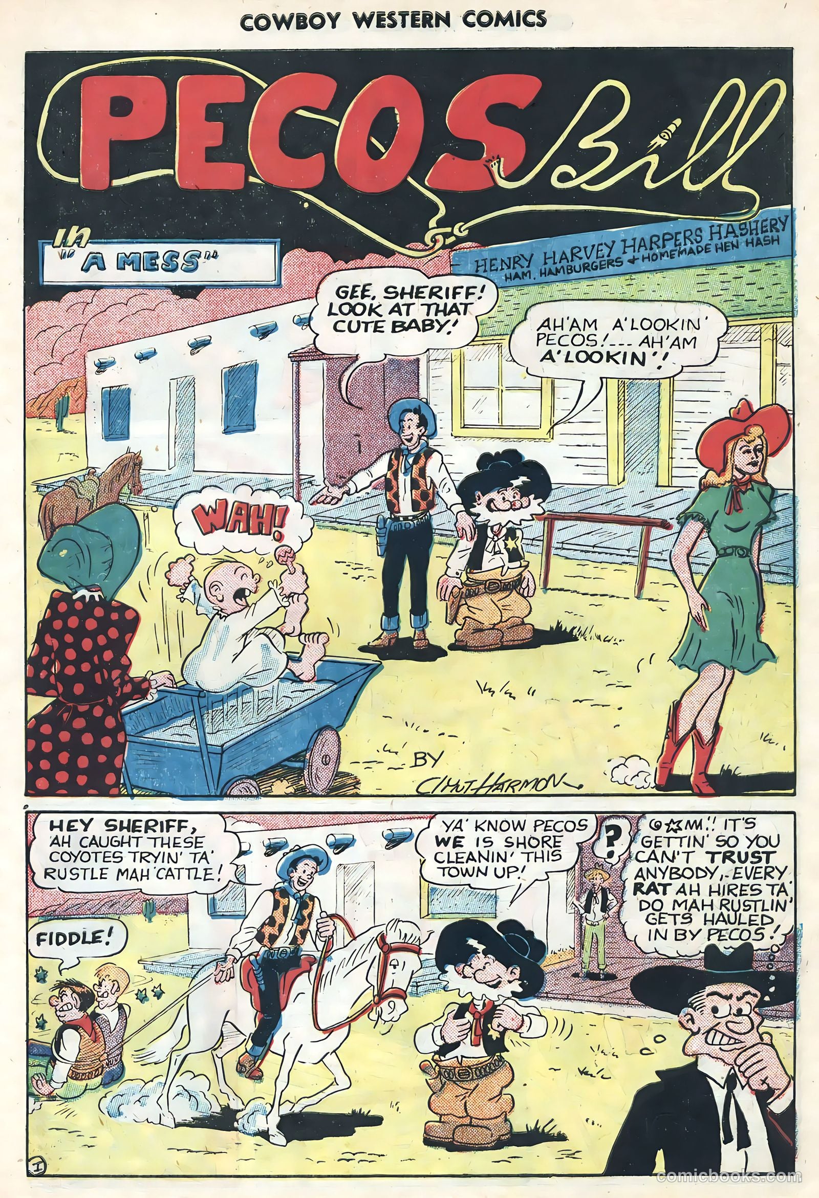 Cowboy Western Comics #34 (1951) — page 7 of 36