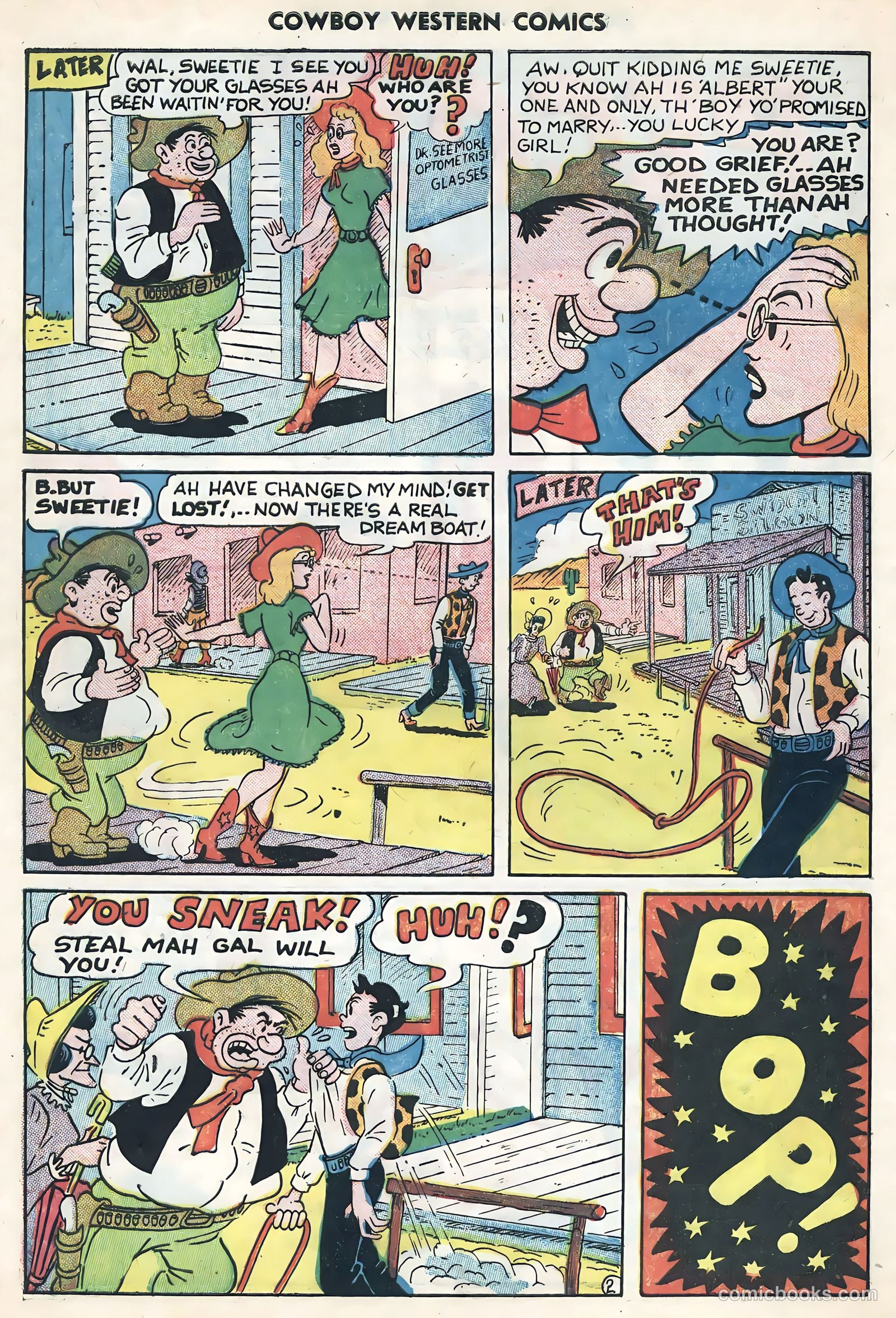 Cowboy Western Comics #34 (1951) — page 8 of 36