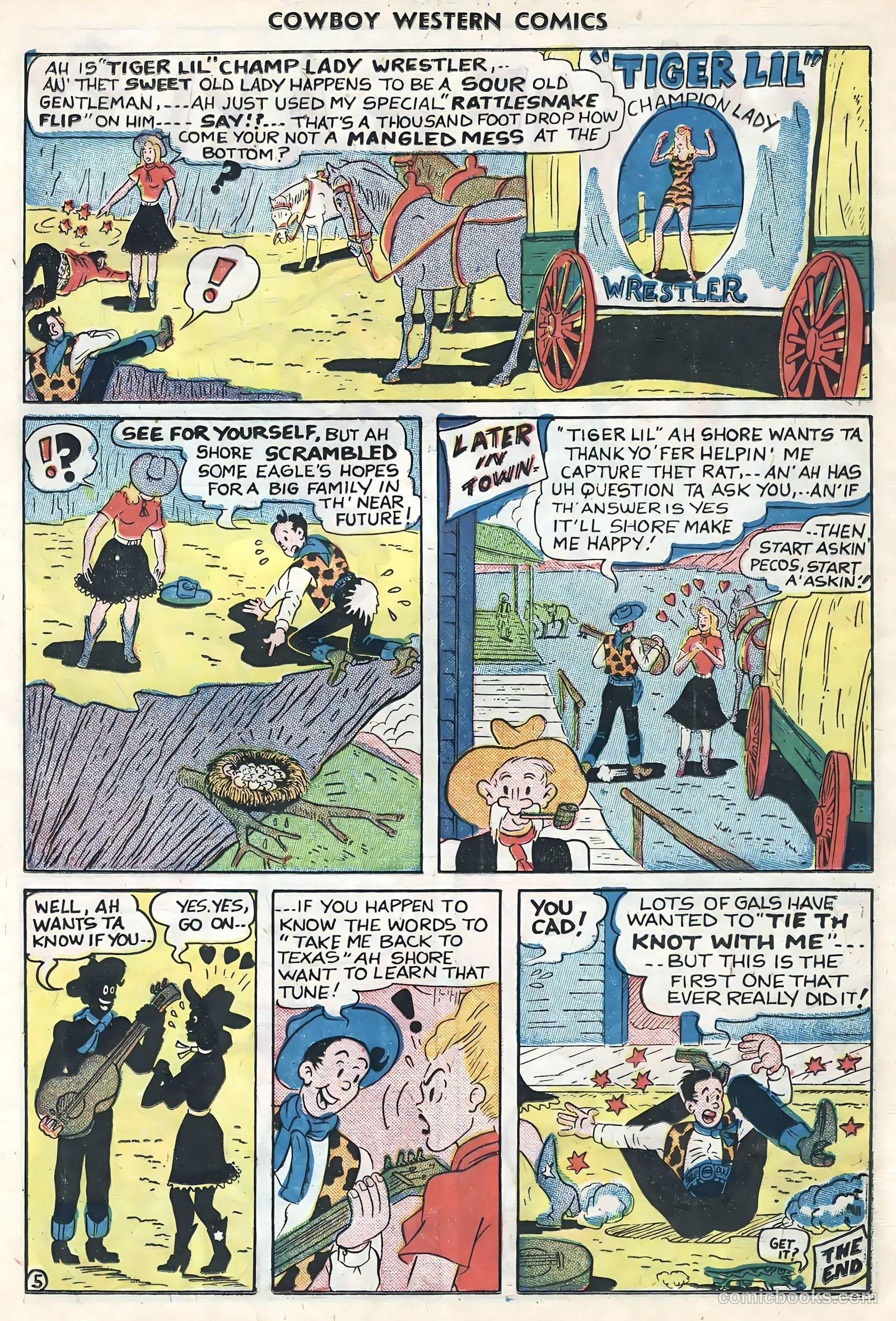 Cowboy Western Comics #34 (1951) — page 11 of 36