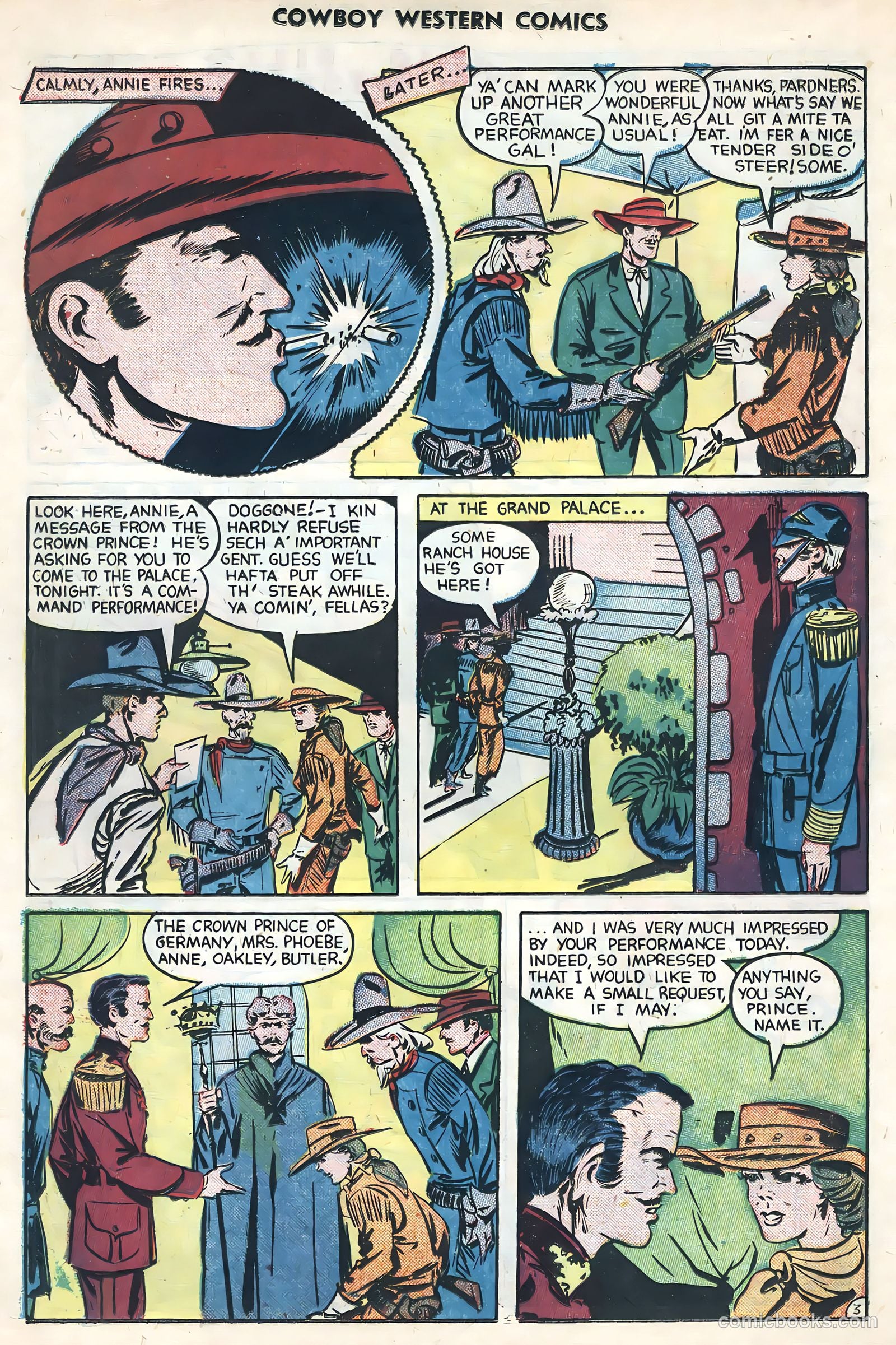 Cowboy Western Comics #34 (1951) — page 14 of 36