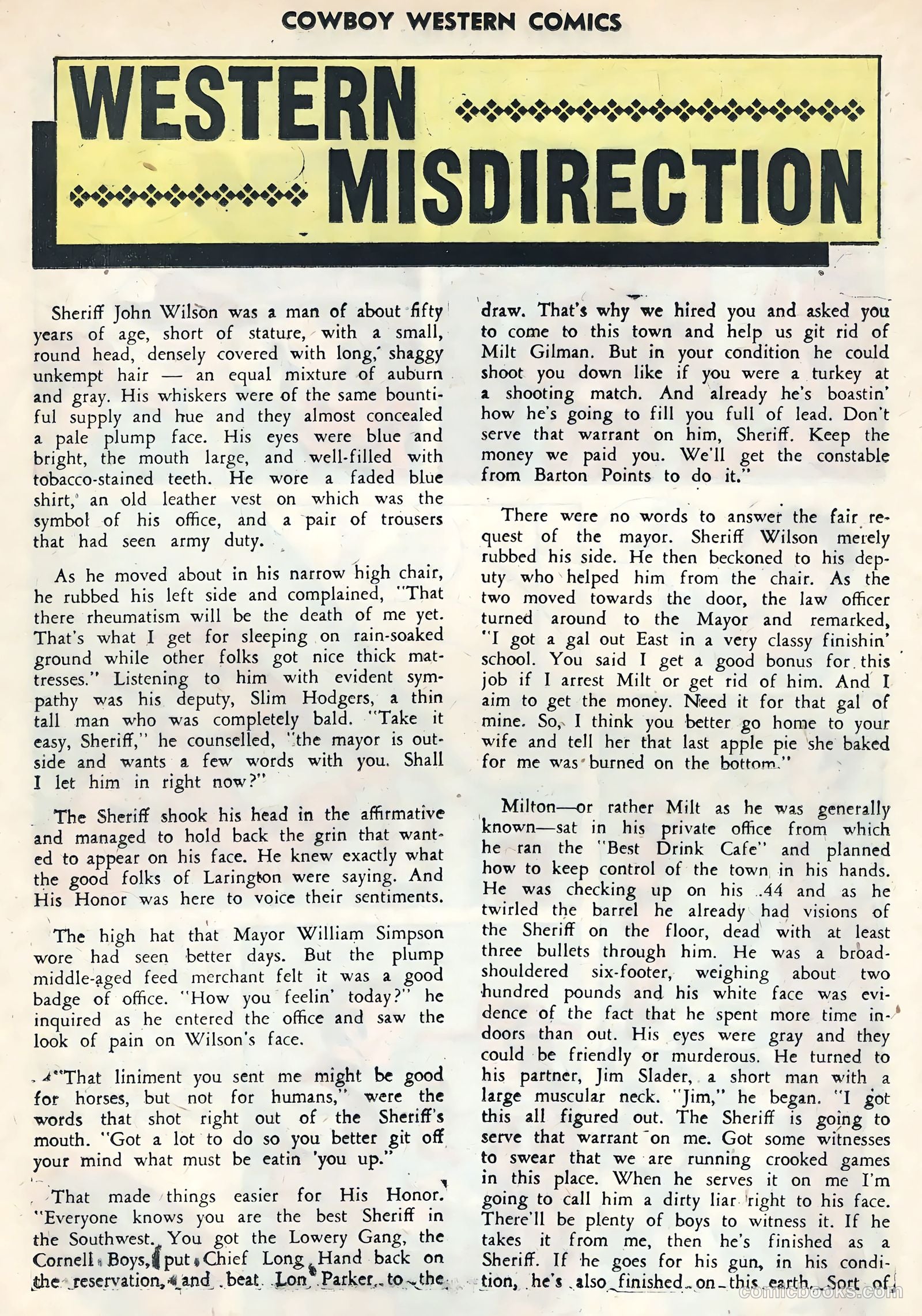 Cowboy Western Comics #34 (1951) — page 16 of 36