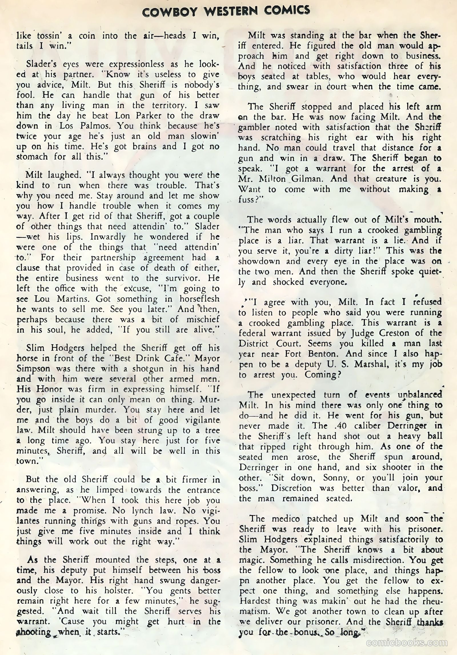Cowboy Western Comics #34 (1951) — page 17 of 36