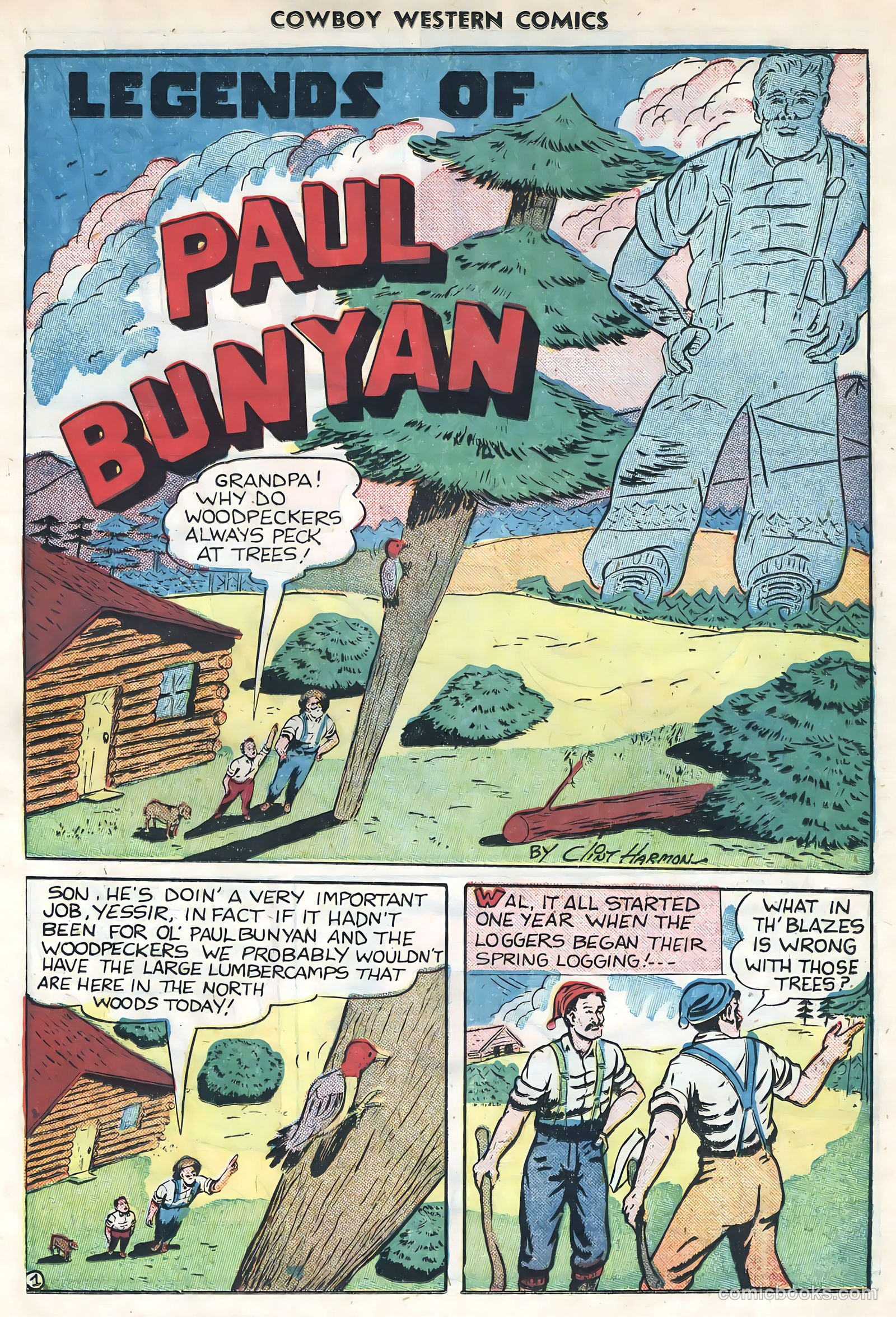 Cowboy Western Comics #34 (1951) — page 19 of 36