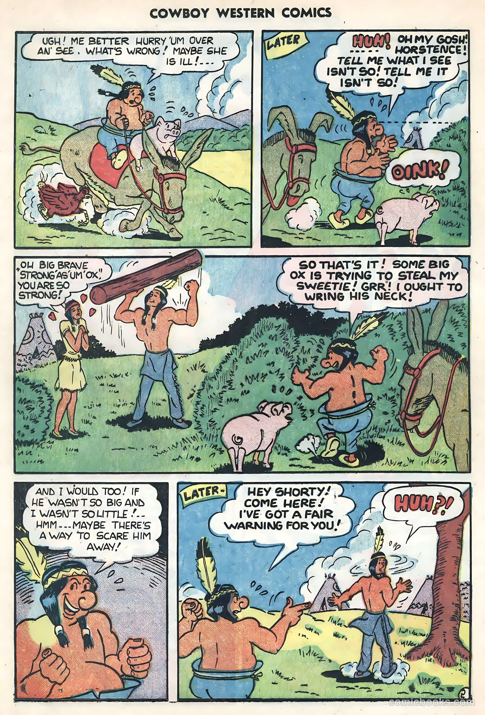 Cowboy Western Comics #34 (1951) — page 24 of 36