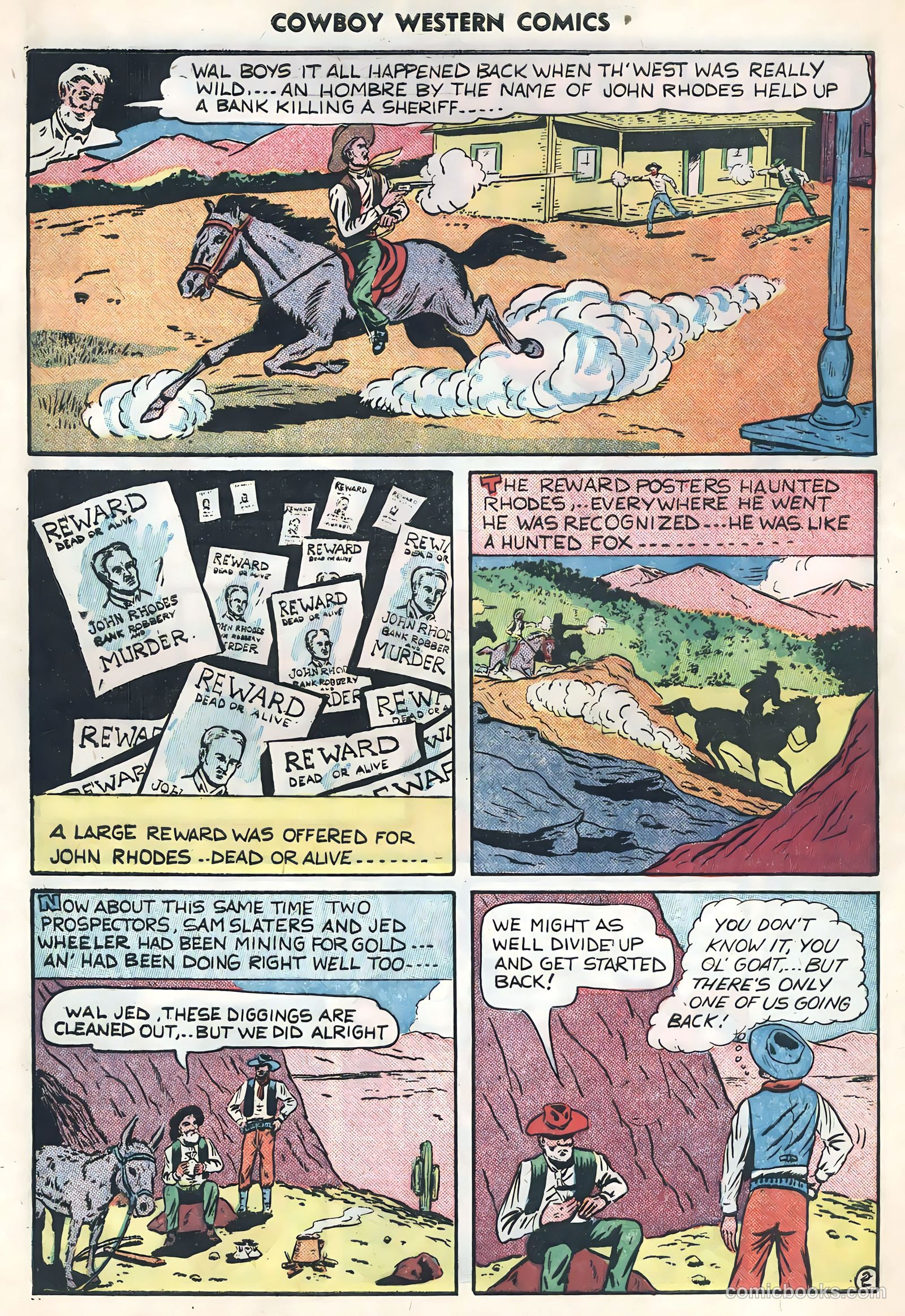 Cowboy Western Comics #34 (1951) — page 28 of 36