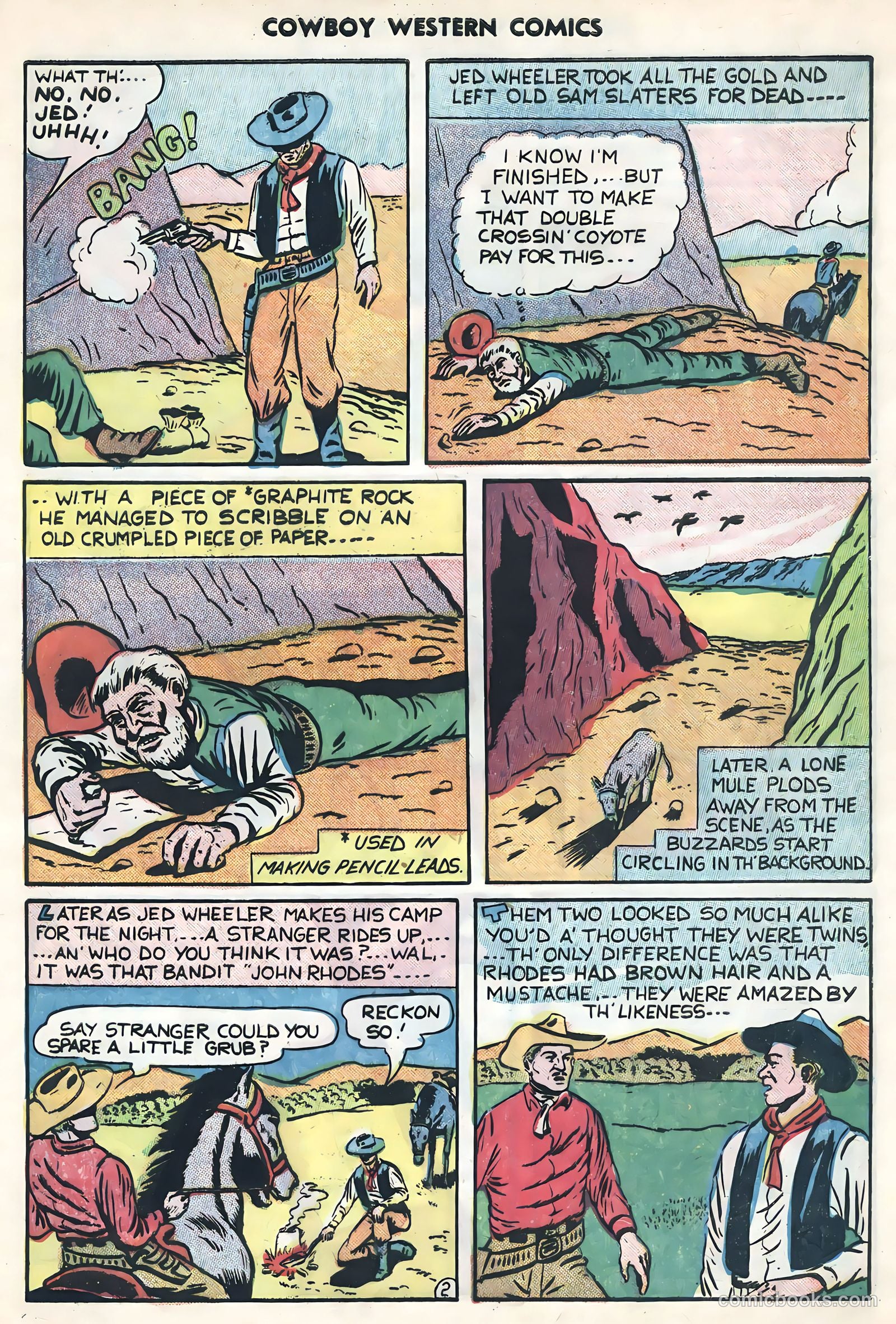 Cowboy Western Comics #34 (1951) — page 29 of 36