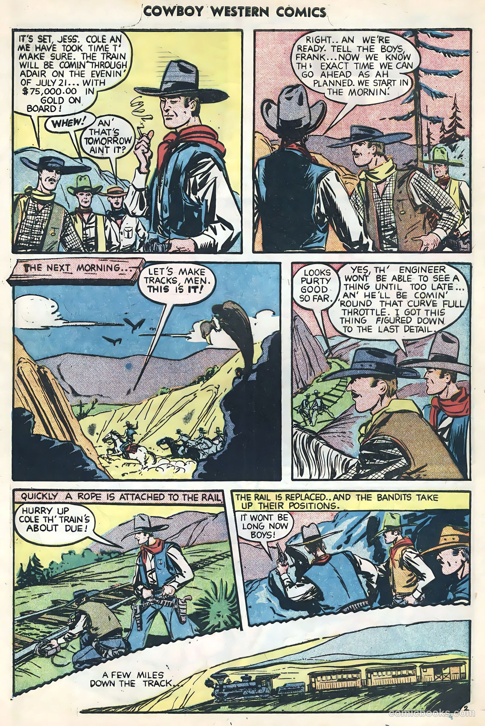 Cowboy Western Comics #34 (1951) — page 32 of 36