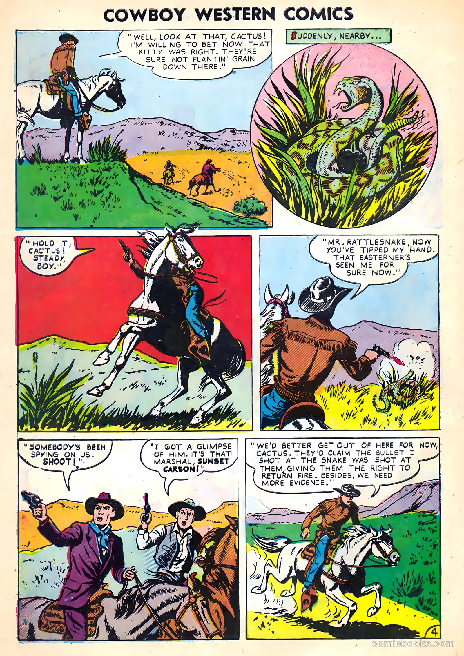 Cowboy Western Comics #35 (1951) — page 6 of 36