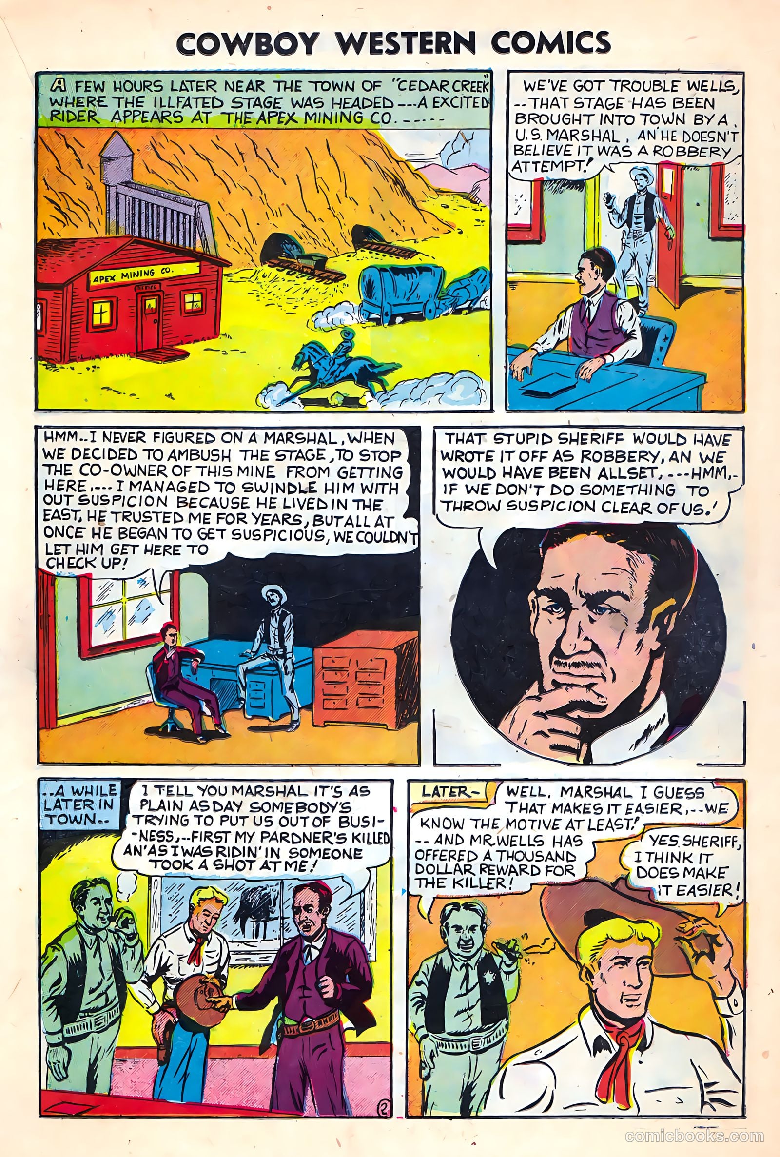 Cowboy Western Comics #35 (1951) — page 15 of 36