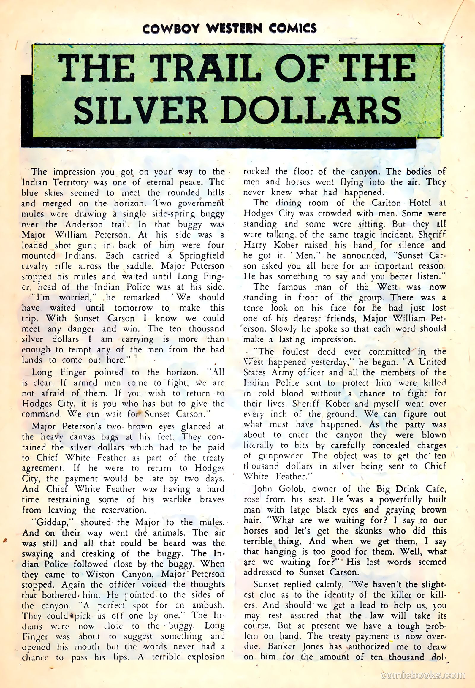Cowboy Western Comics #35 (1951) — page 18 of 36