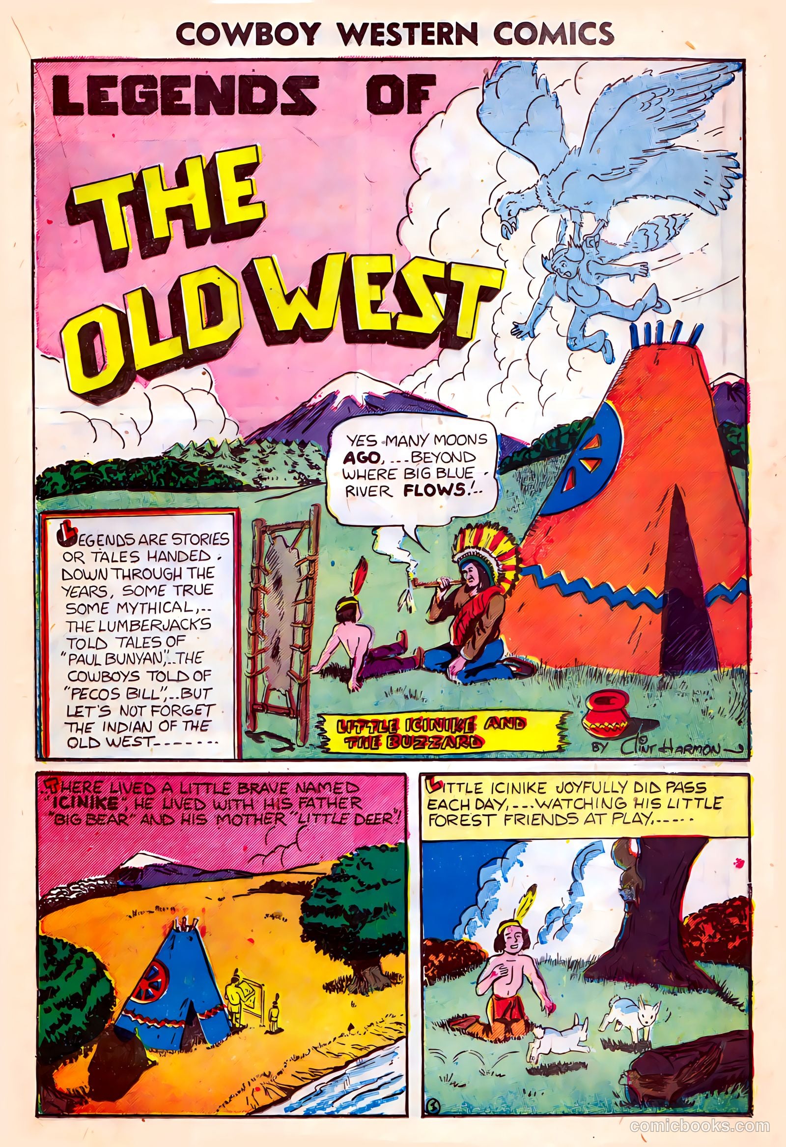 Cowboy Western Comics #35 (1951) — page 21 of 36