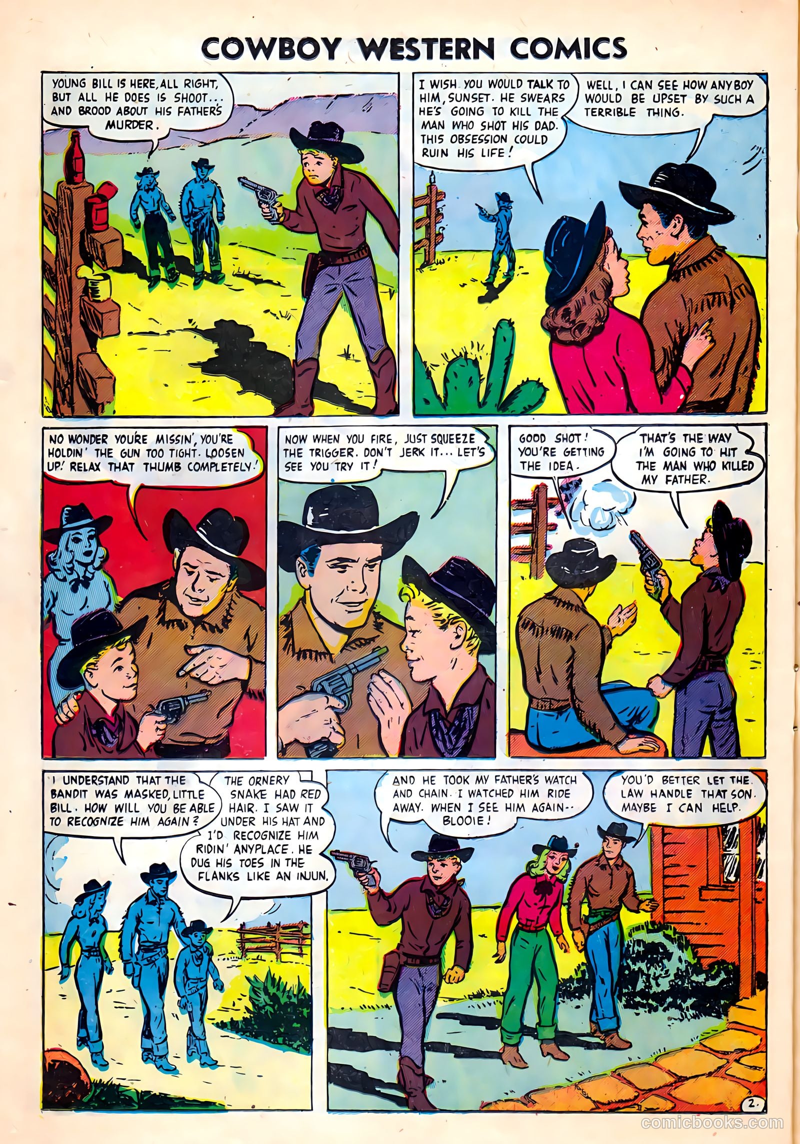 Cowboy Western Comics #35 (1951) — page 26 of 36