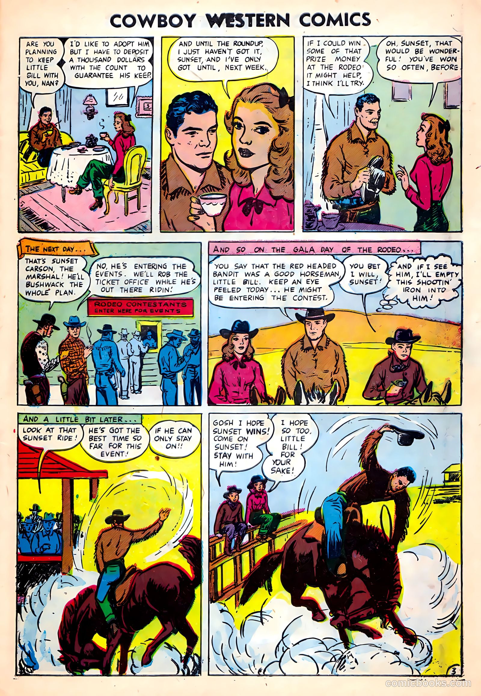 Cowboy Western Comics #35 (1951) — page 27 of 36