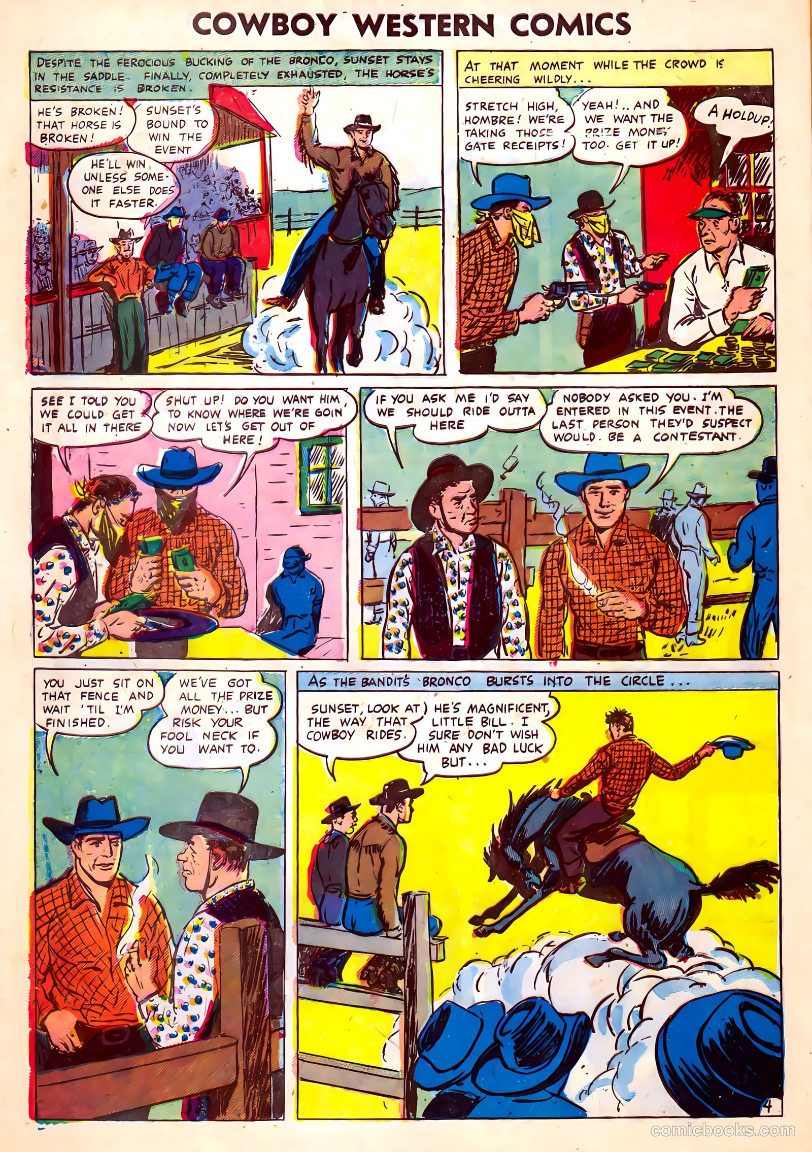 Cowboy Western Comics #35 (1951) — page 28 of 36