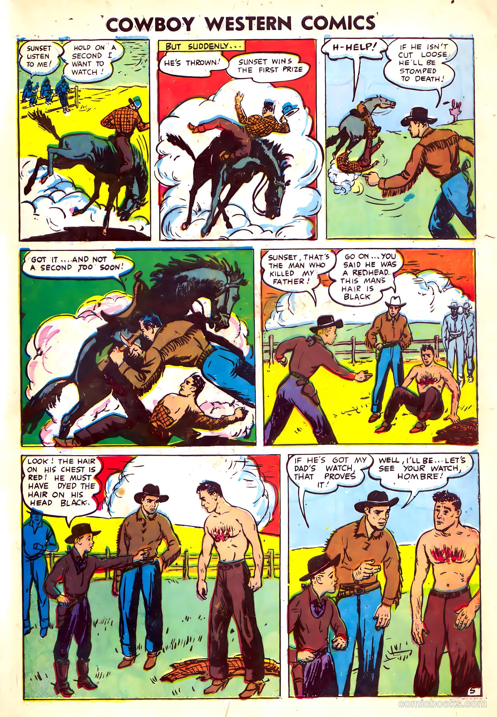 Cowboy Western Comics #35 (1951) — page 29 of 36