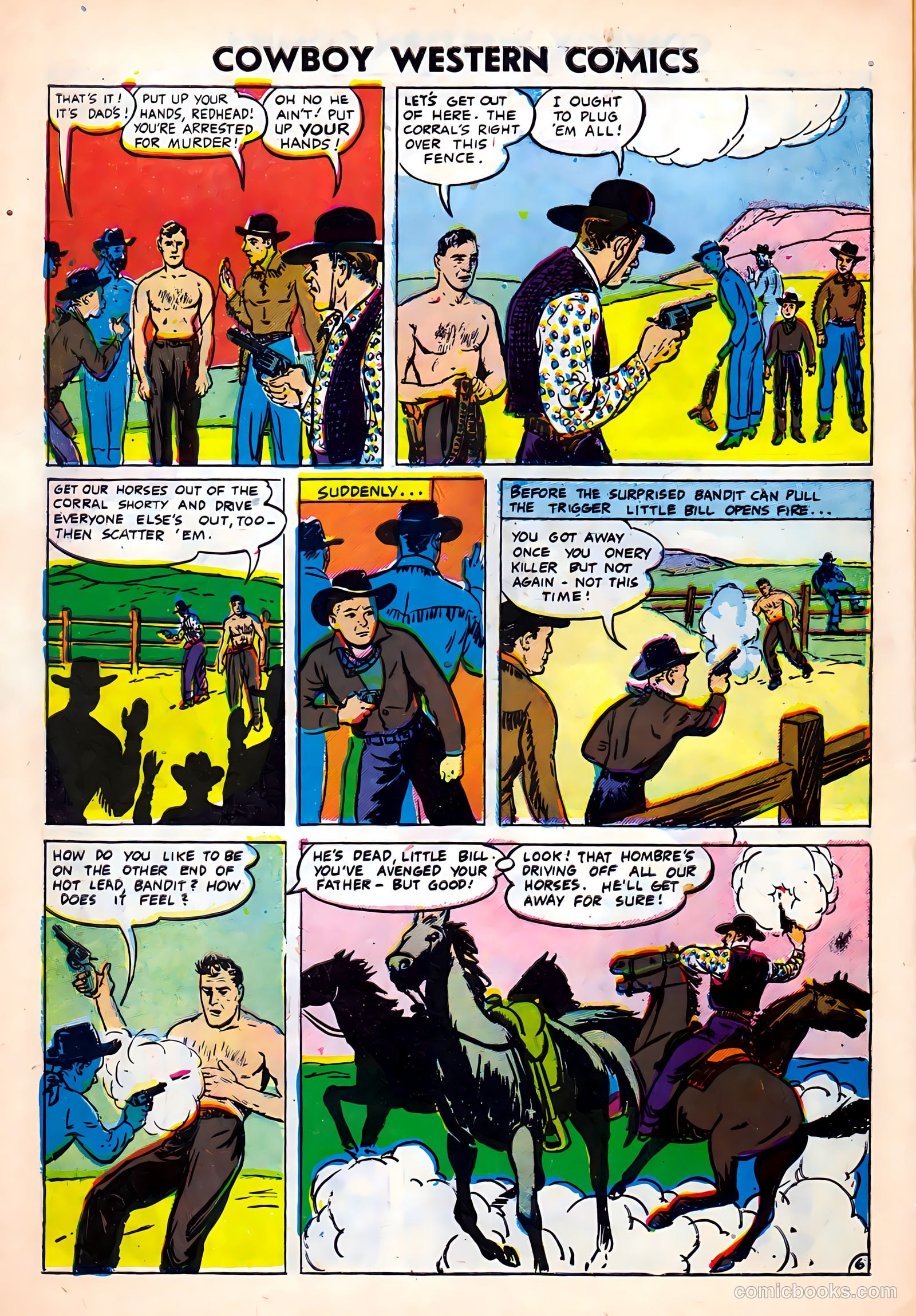 Cowboy Western Comics #35 (1951) — page 30 of 36