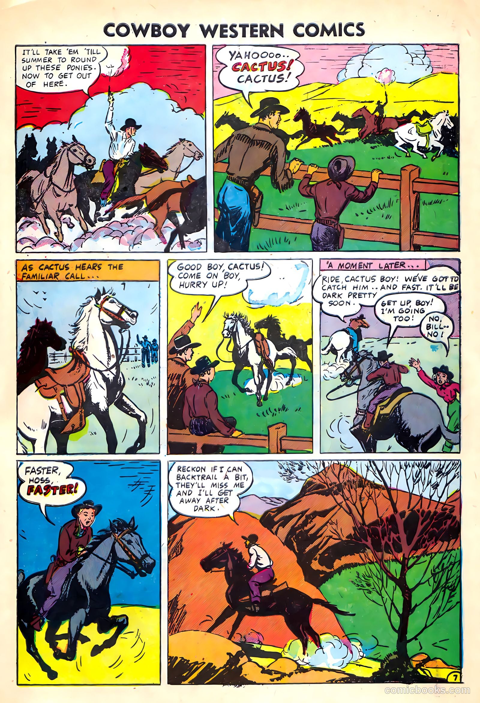 Cowboy Western Comics #35 (1951) — page 31 of 36