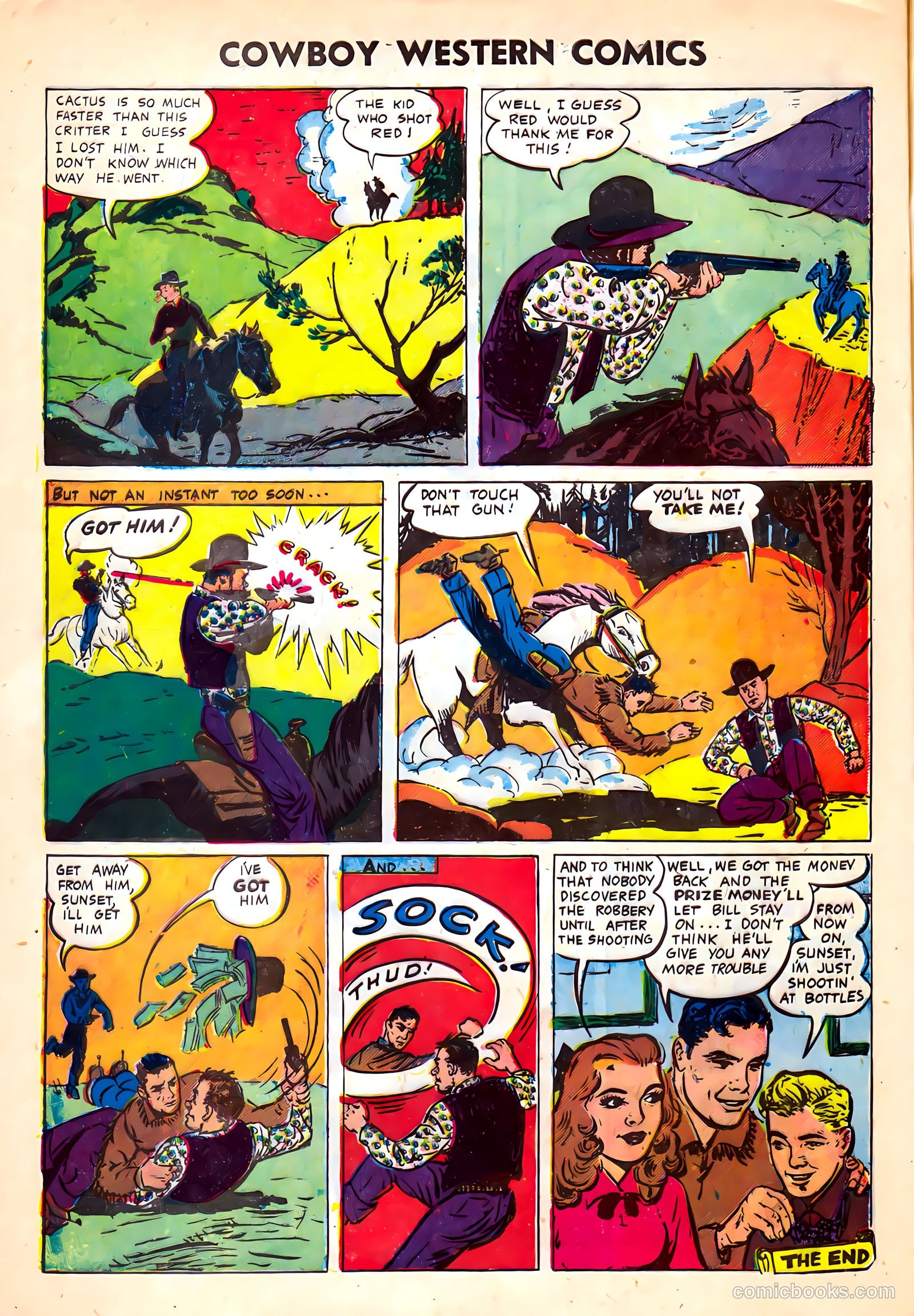 Cowboy Western Comics #35 (1951) — page 32 of 36
