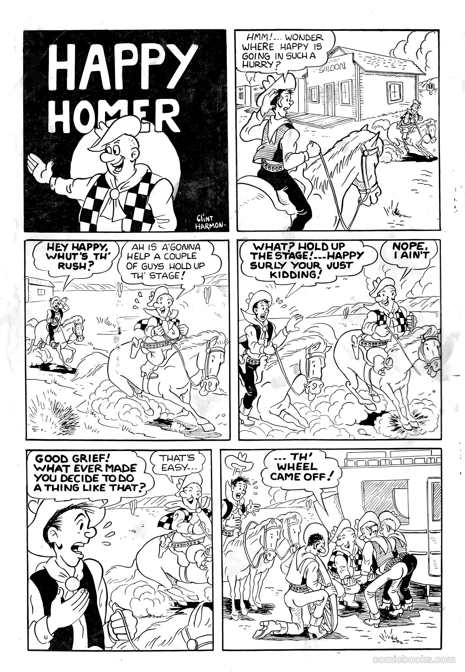 Cowboy Western Comics #35 (1951) — page 36 of 36