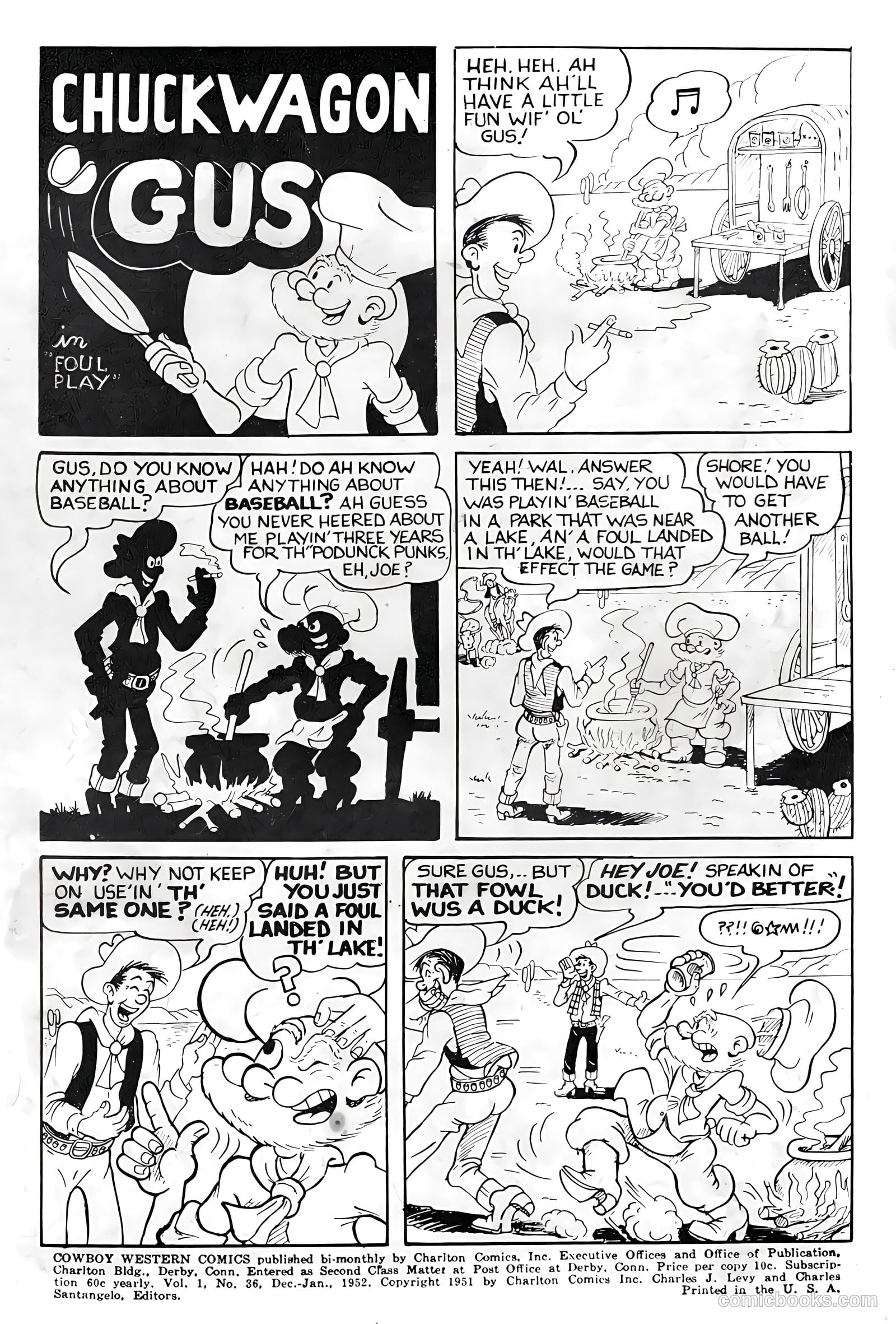 Cowboy Western Comics #36 (1951) — page 2 of 36