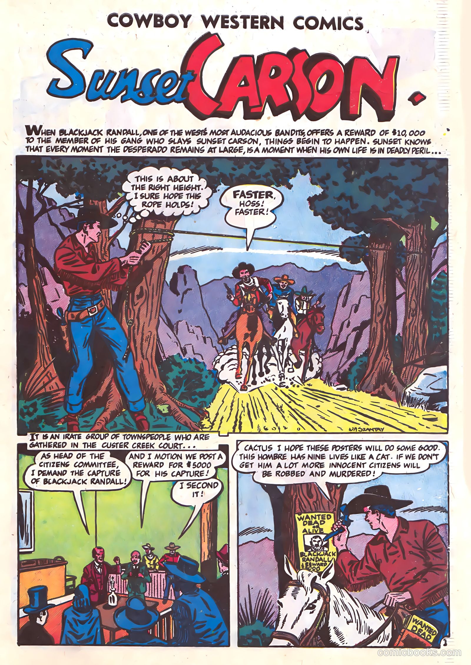 Cowboy Western Comics #36 (1951) — page 3 of 36