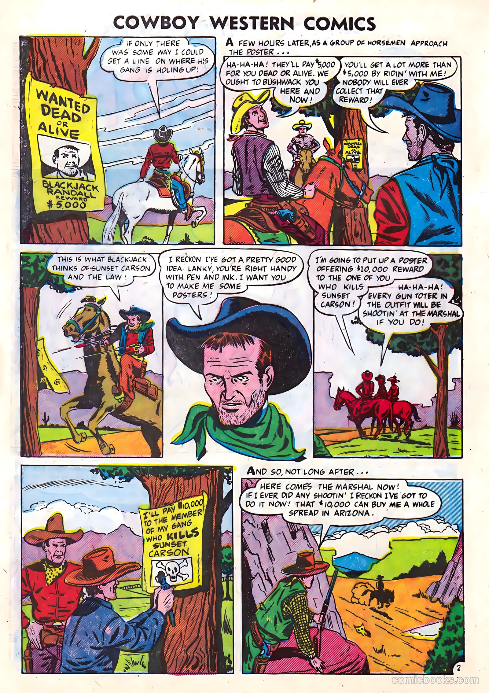Cowboy Western Comics #36 (1951) — page 4 of 36