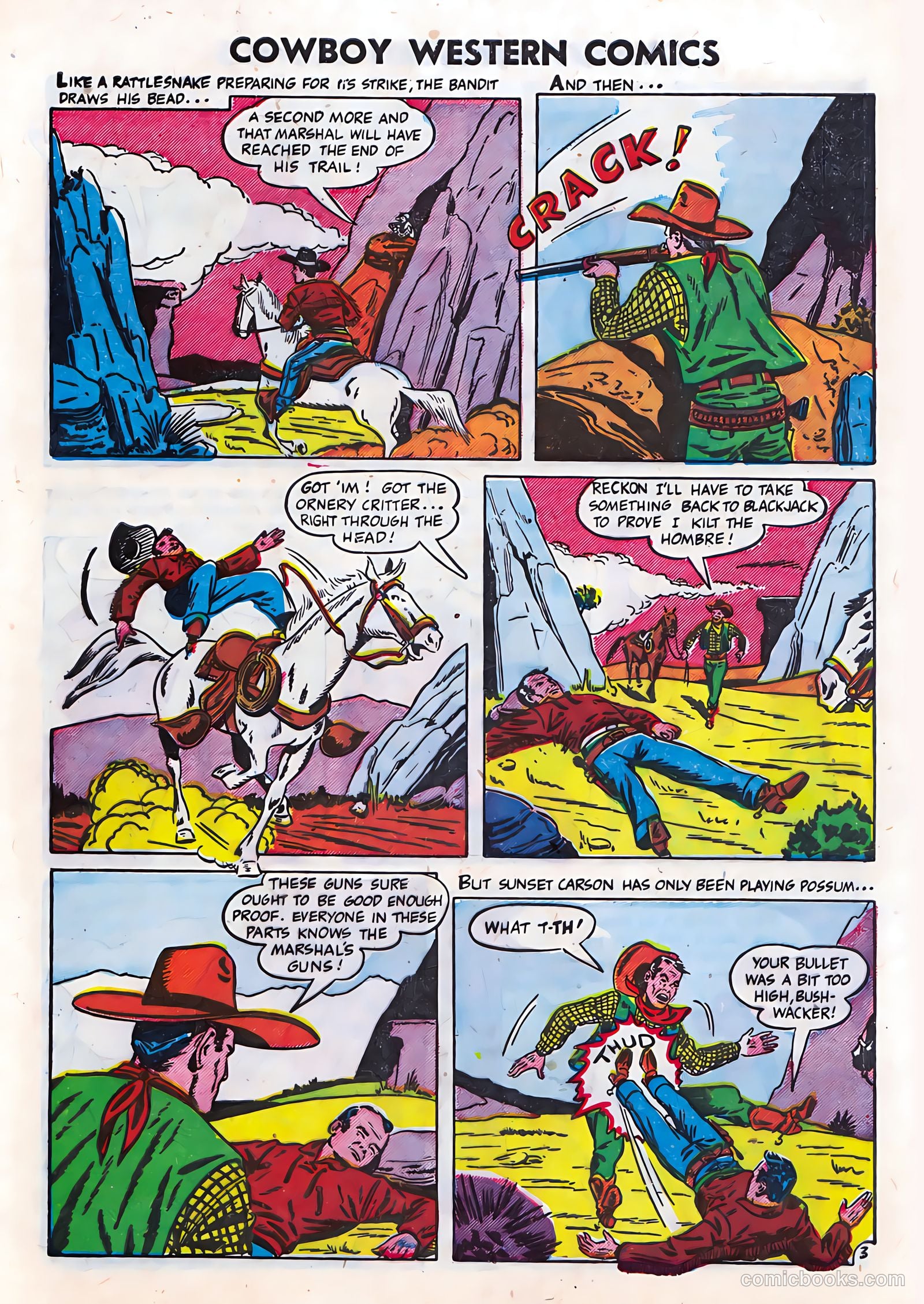 Cowboy Western Comics #36 (1951) — page 5 of 36