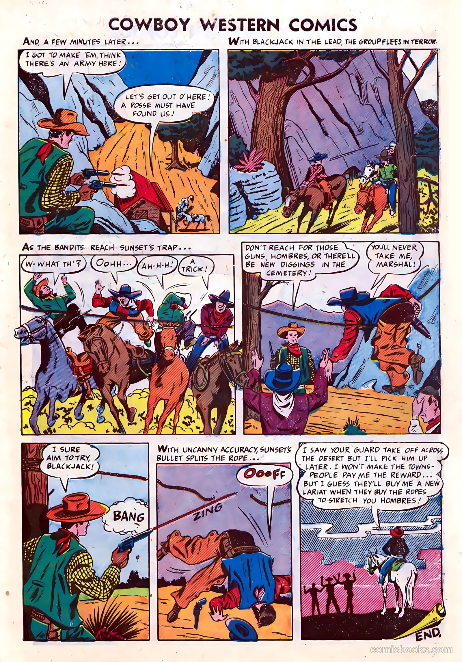 Cowboy Western Comics #36 (1951) — page 7 of 36