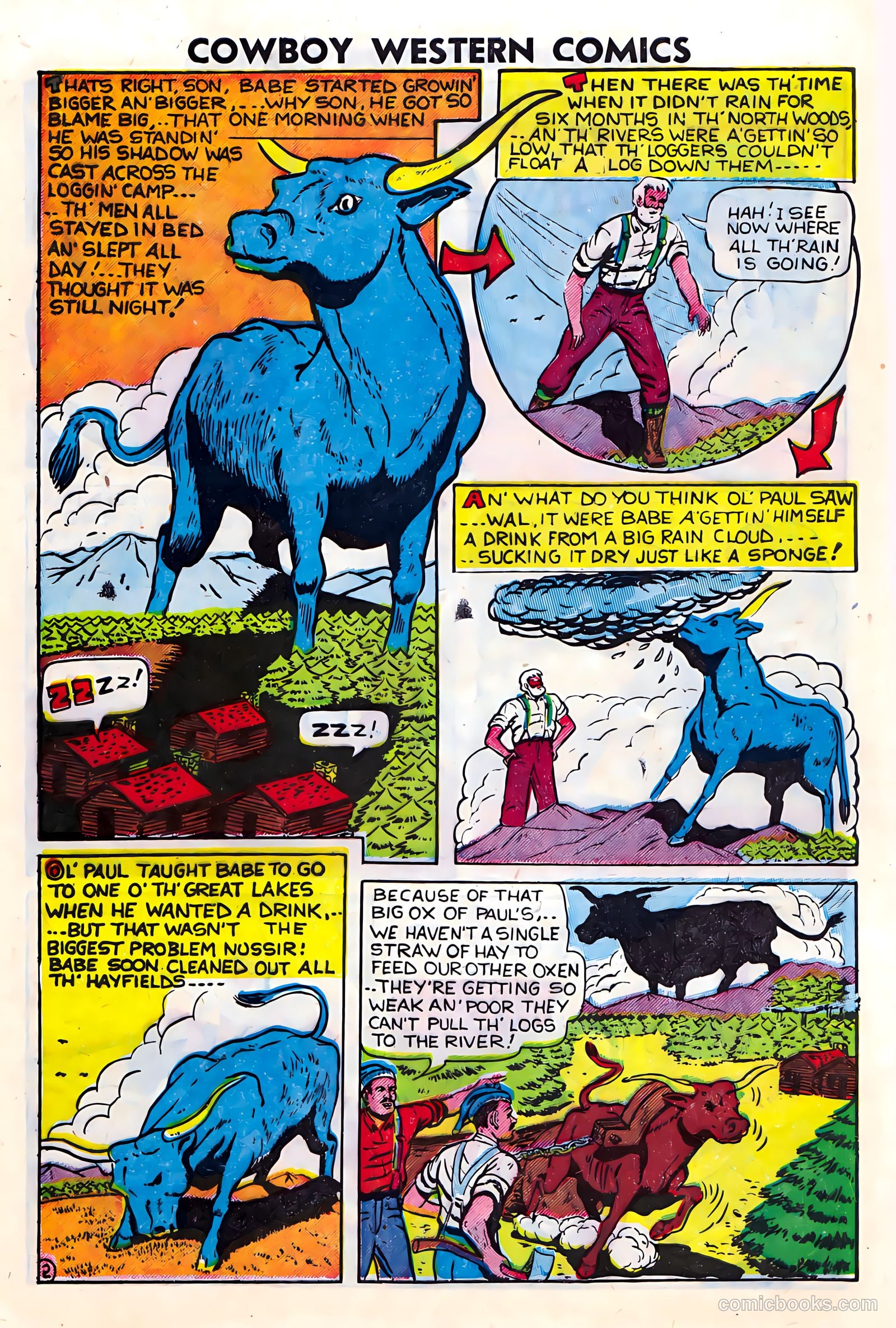 Cowboy Western Comics #36 (1951) — page 9 of 36
