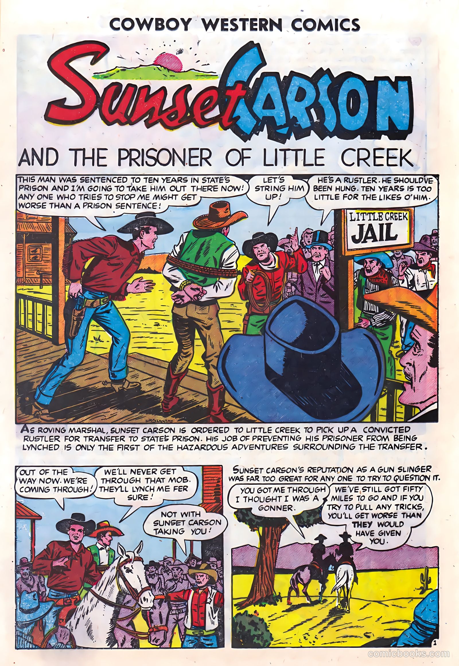 Cowboy Western Comics #36 (1951) — page 12 of 36
