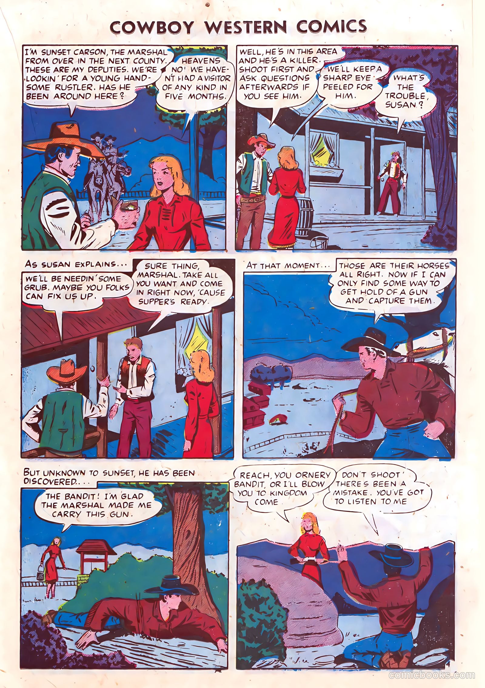 Cowboy Western Comics #36 (1951) — page 15 of 36