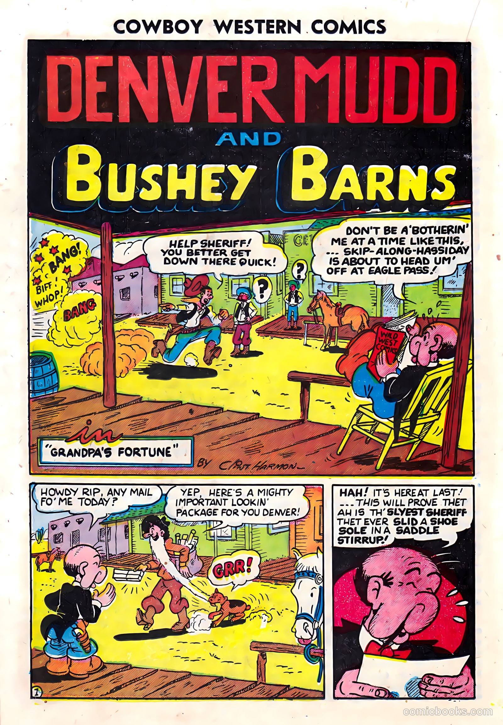 Cowboy Western Comics #36 (1951) — page 20 of 36