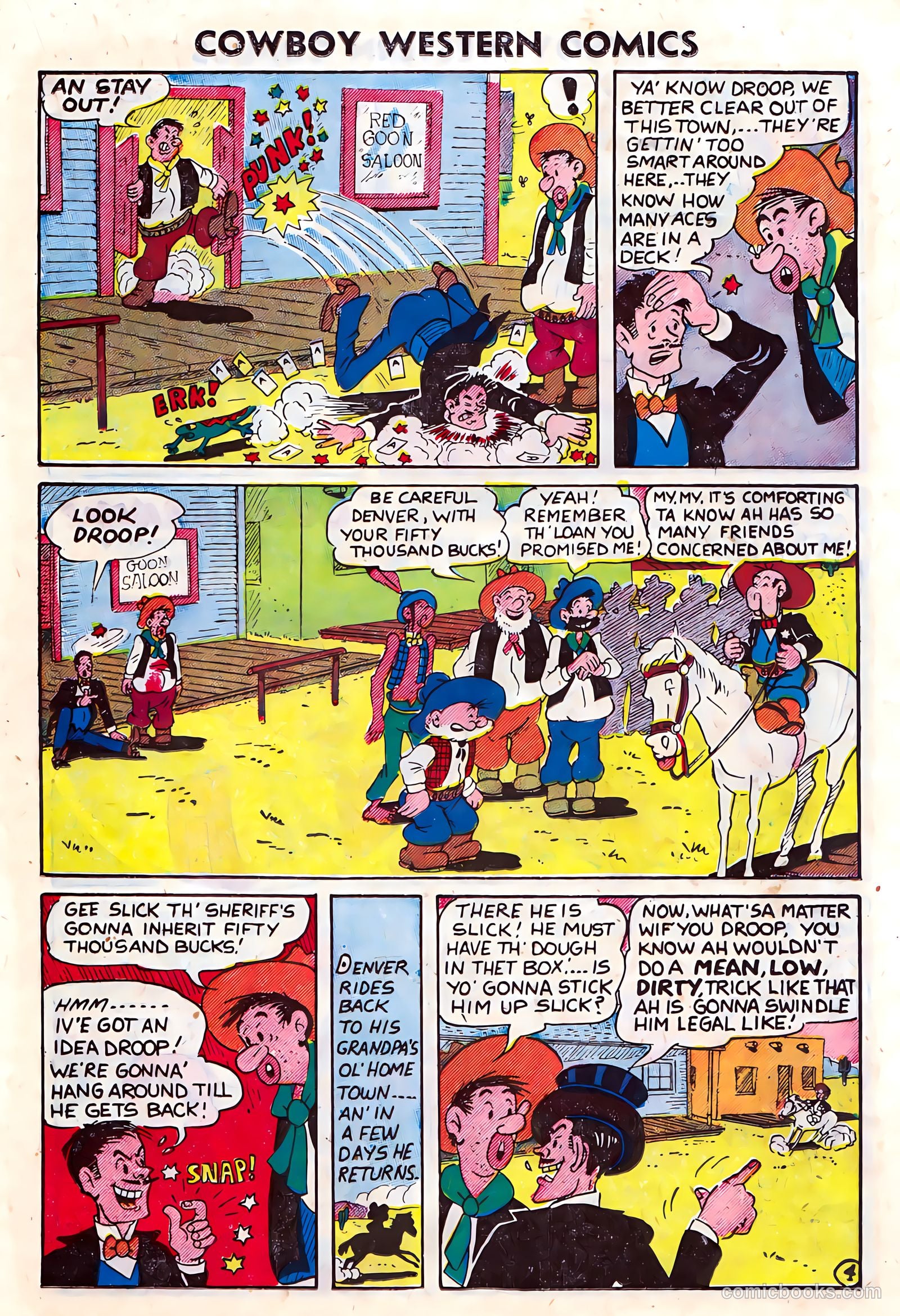 Cowboy Western Comics #36 (1951) — page 23 of 36
