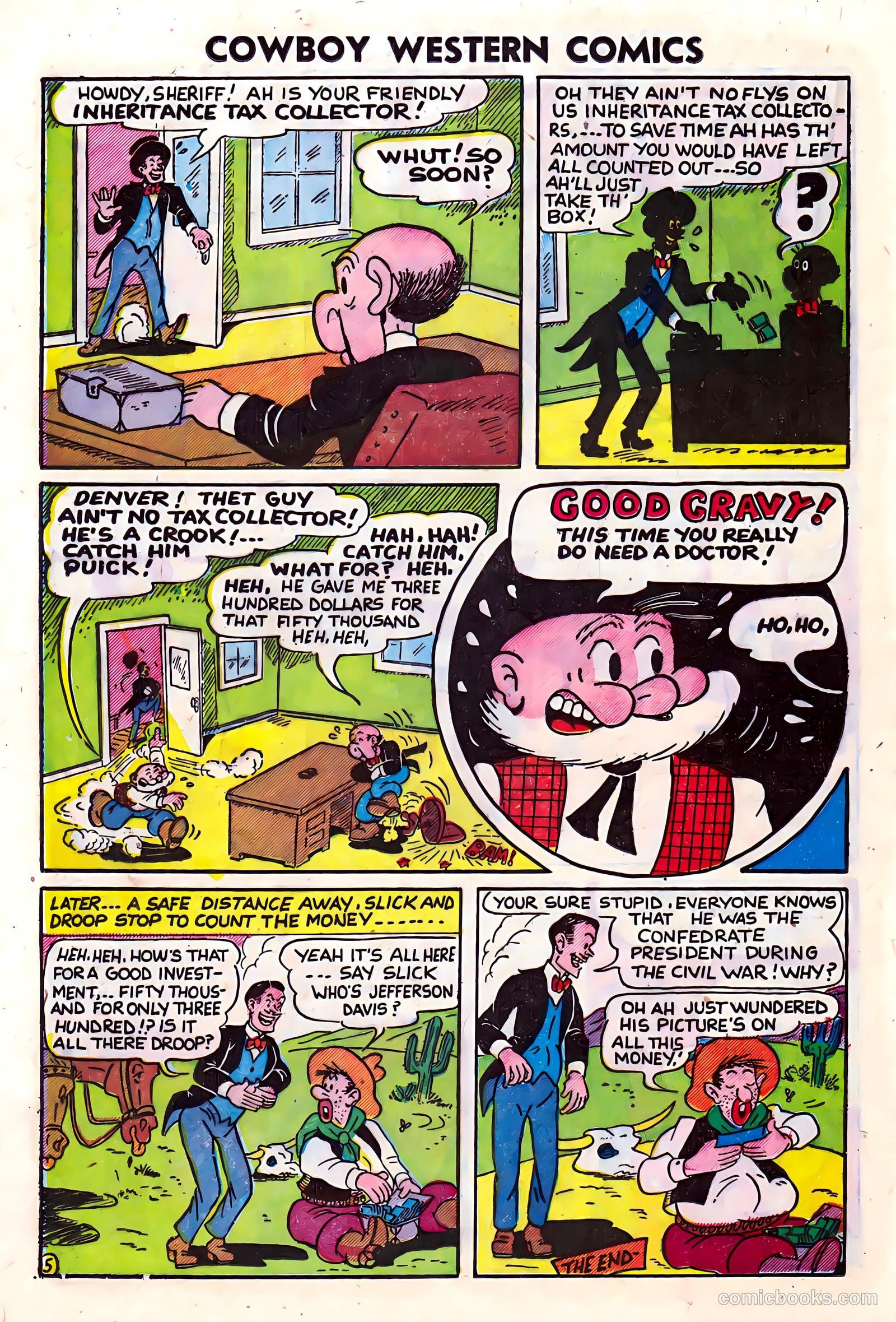 Cowboy Western Comics #36 (1951) — page 24 of 36