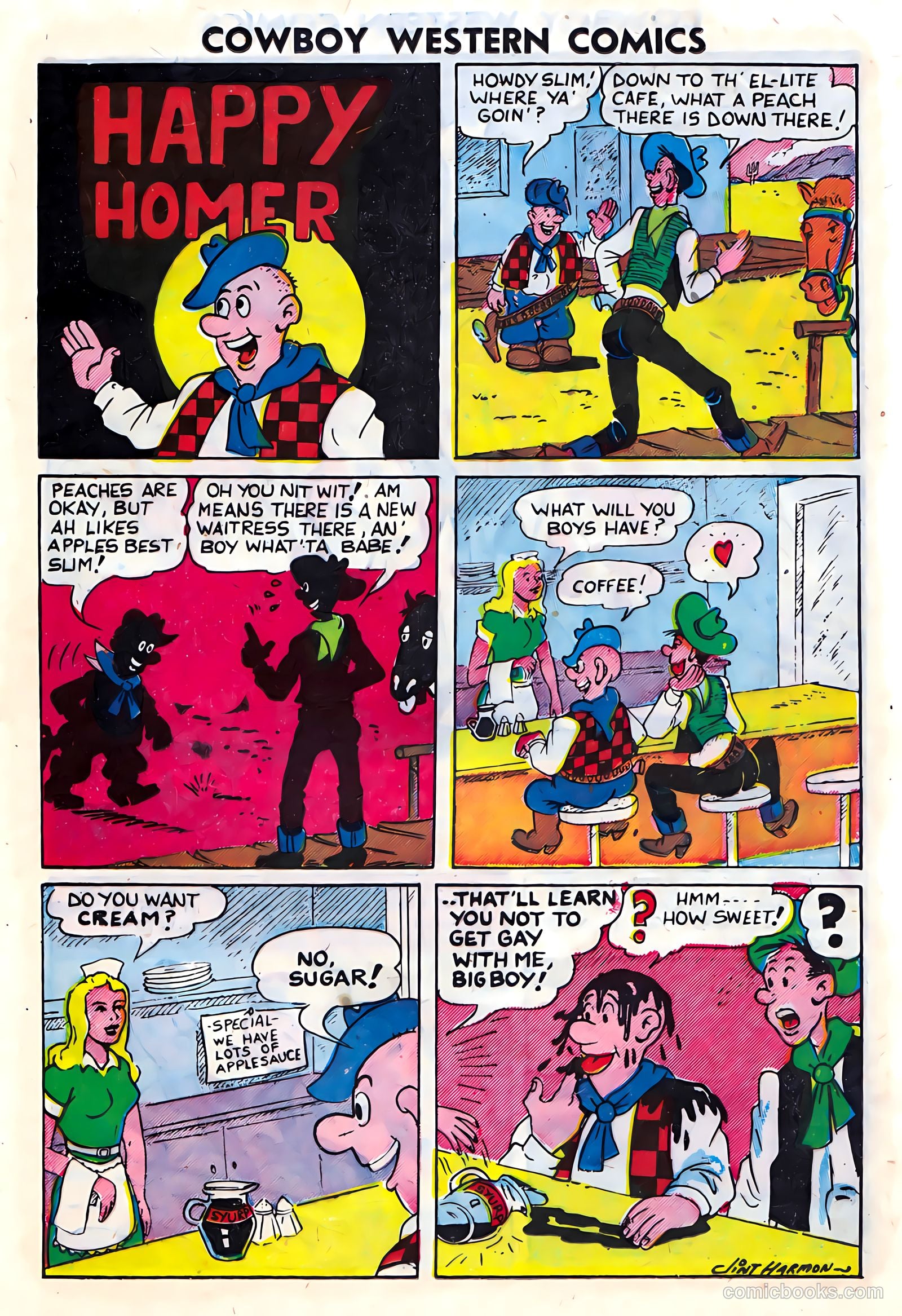 Cowboy Western Comics #36 (1951) — page 25 of 36