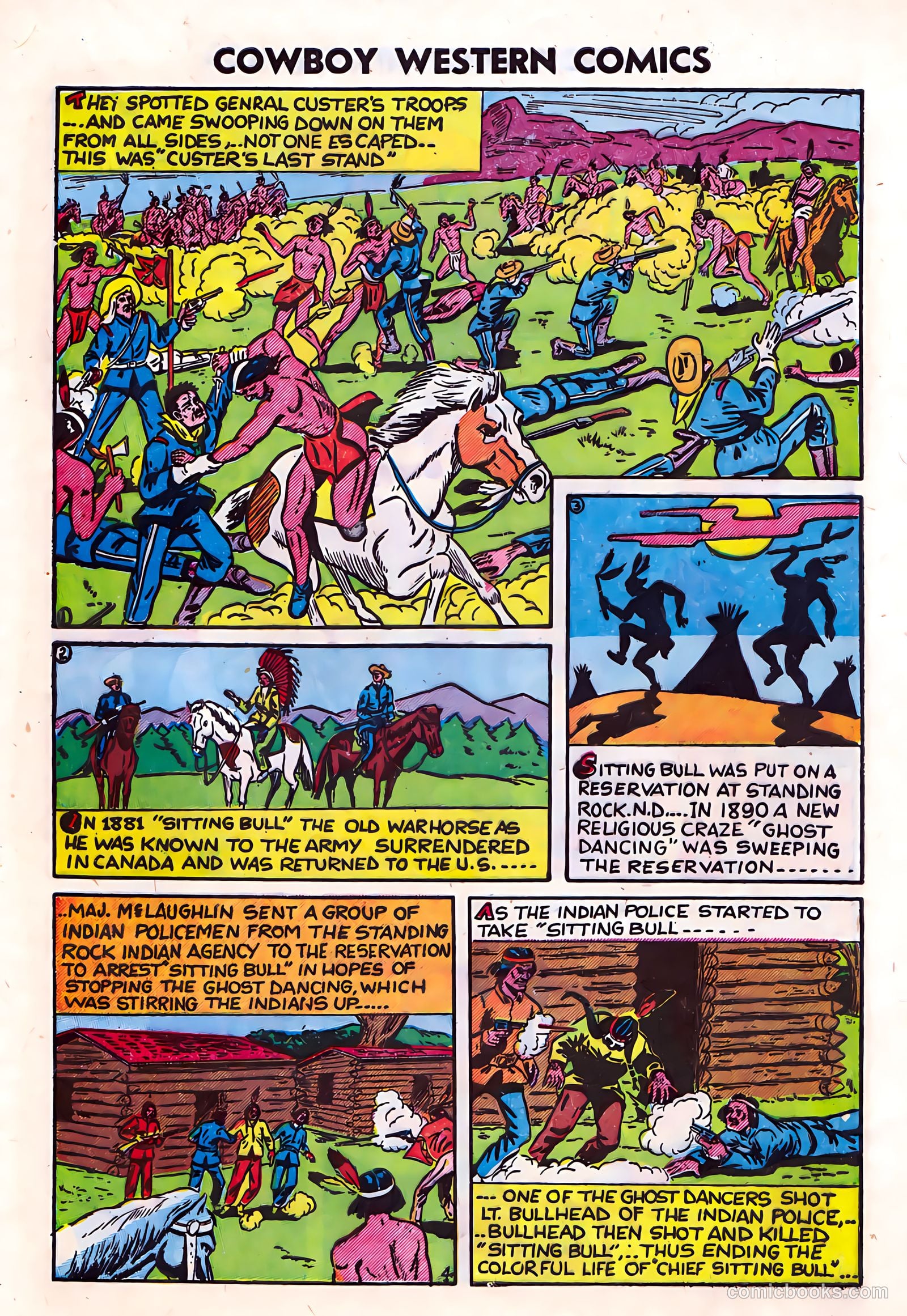 Cowboy Western Comics #36 (1951) — page 29 of 36