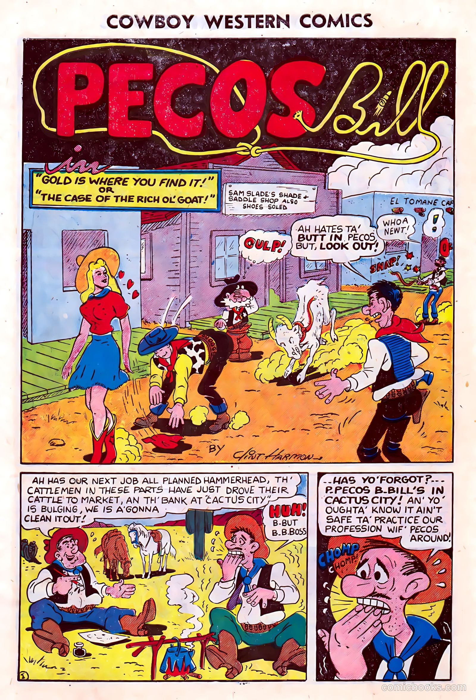 Cowboy Western Comics #36 (1951) — page 30 of 36