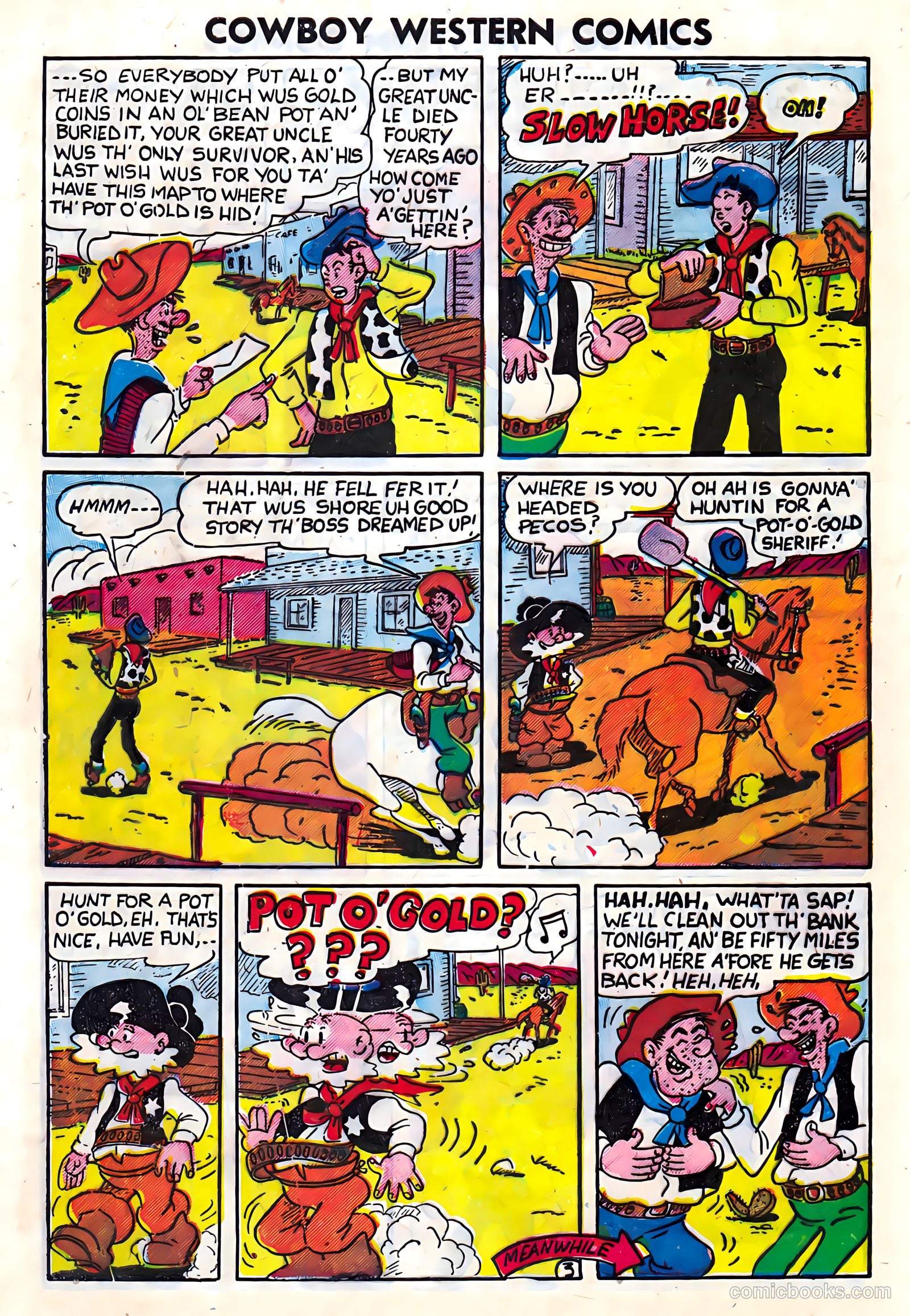 Cowboy Western Comics #36 (1951) — page 32 of 36