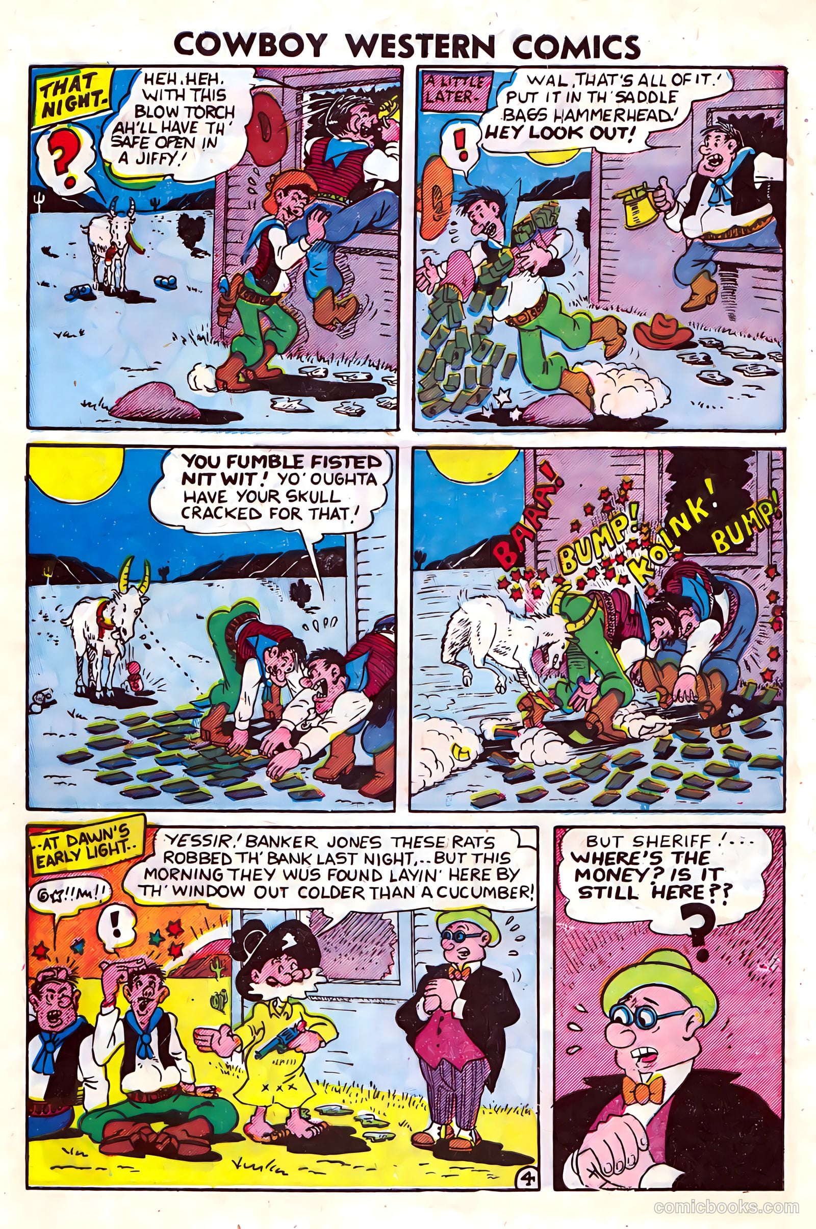 Cowboy Western Comics #36 (1951) — page 33 of 36