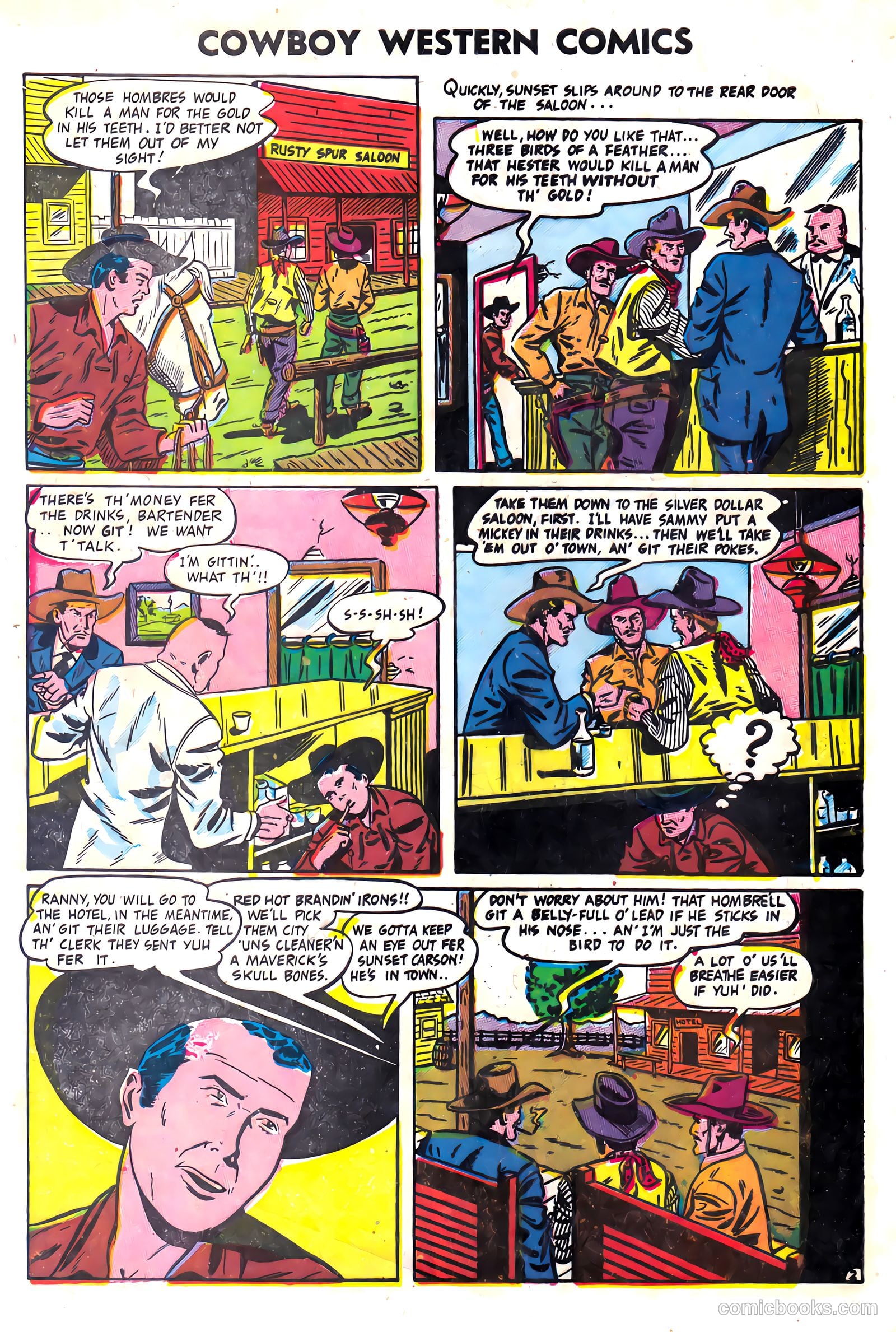 Cowboy Western Comics #37 (1952) — page 4 of 36
