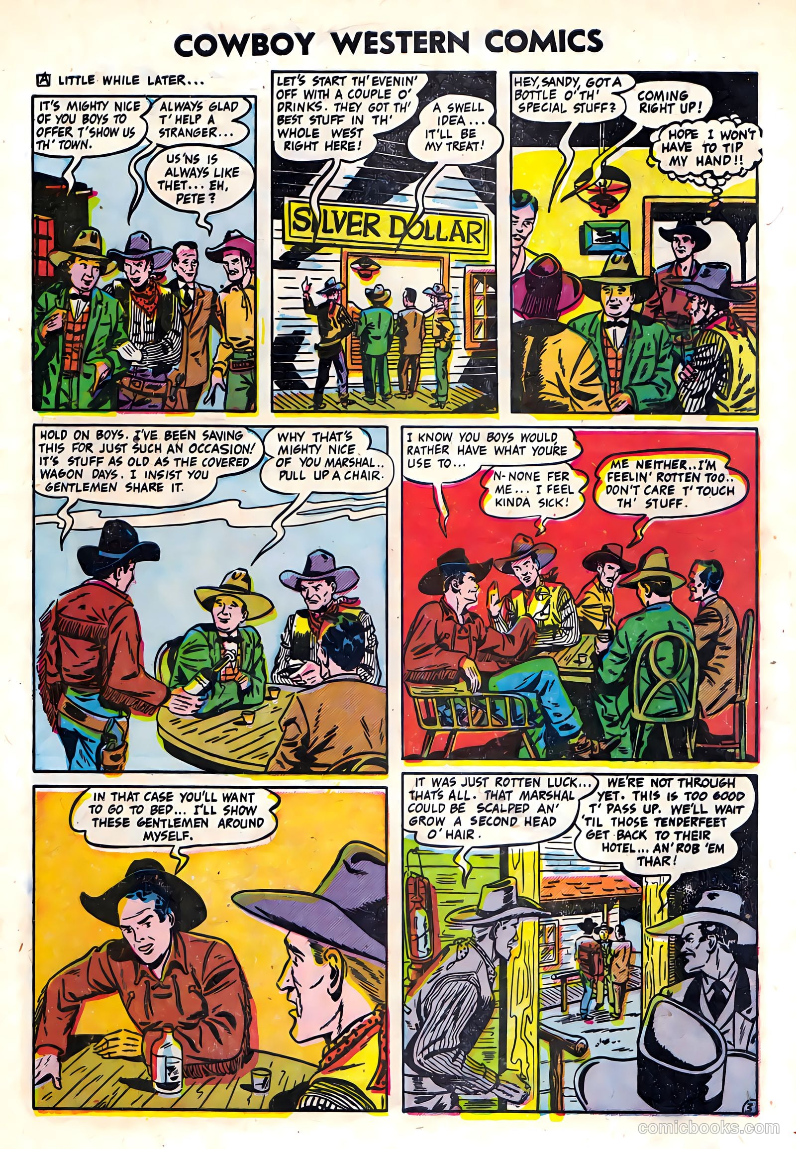 Cowboy Western Comics #37 (1952) — page 5 of 36