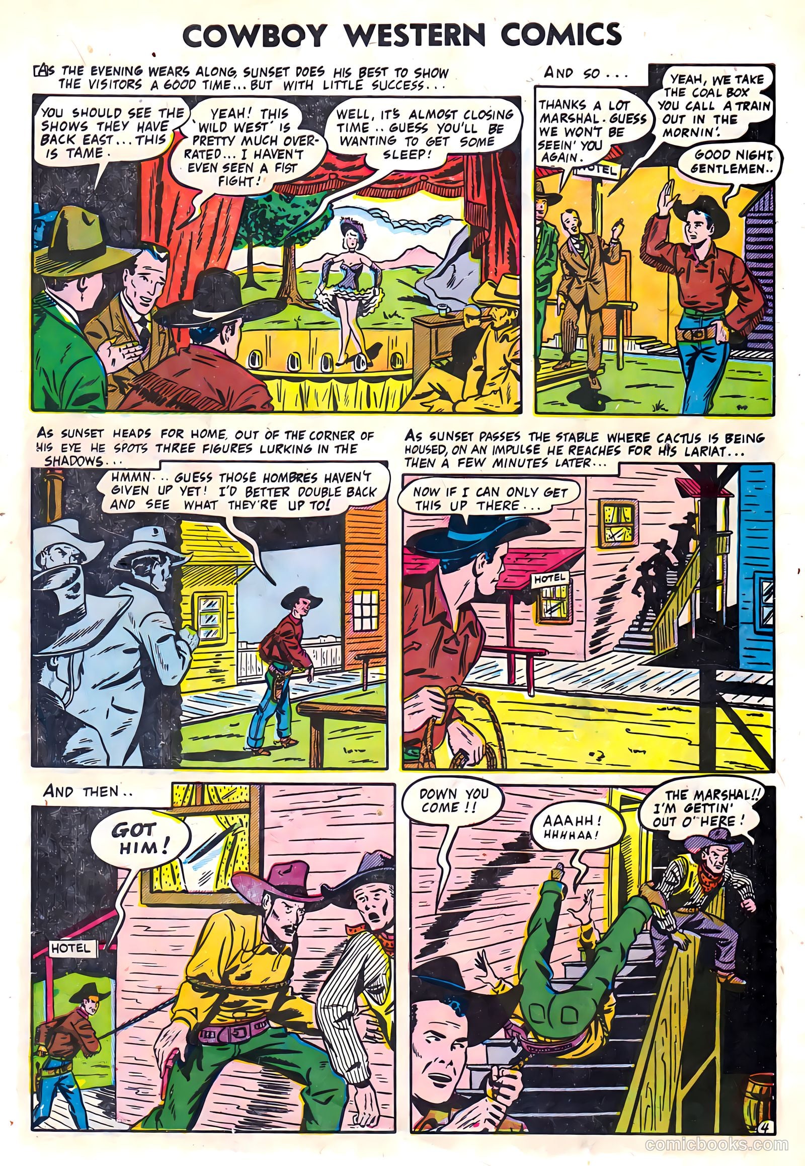 Cowboy Western Comics #37 (1952) — page 6 of 36