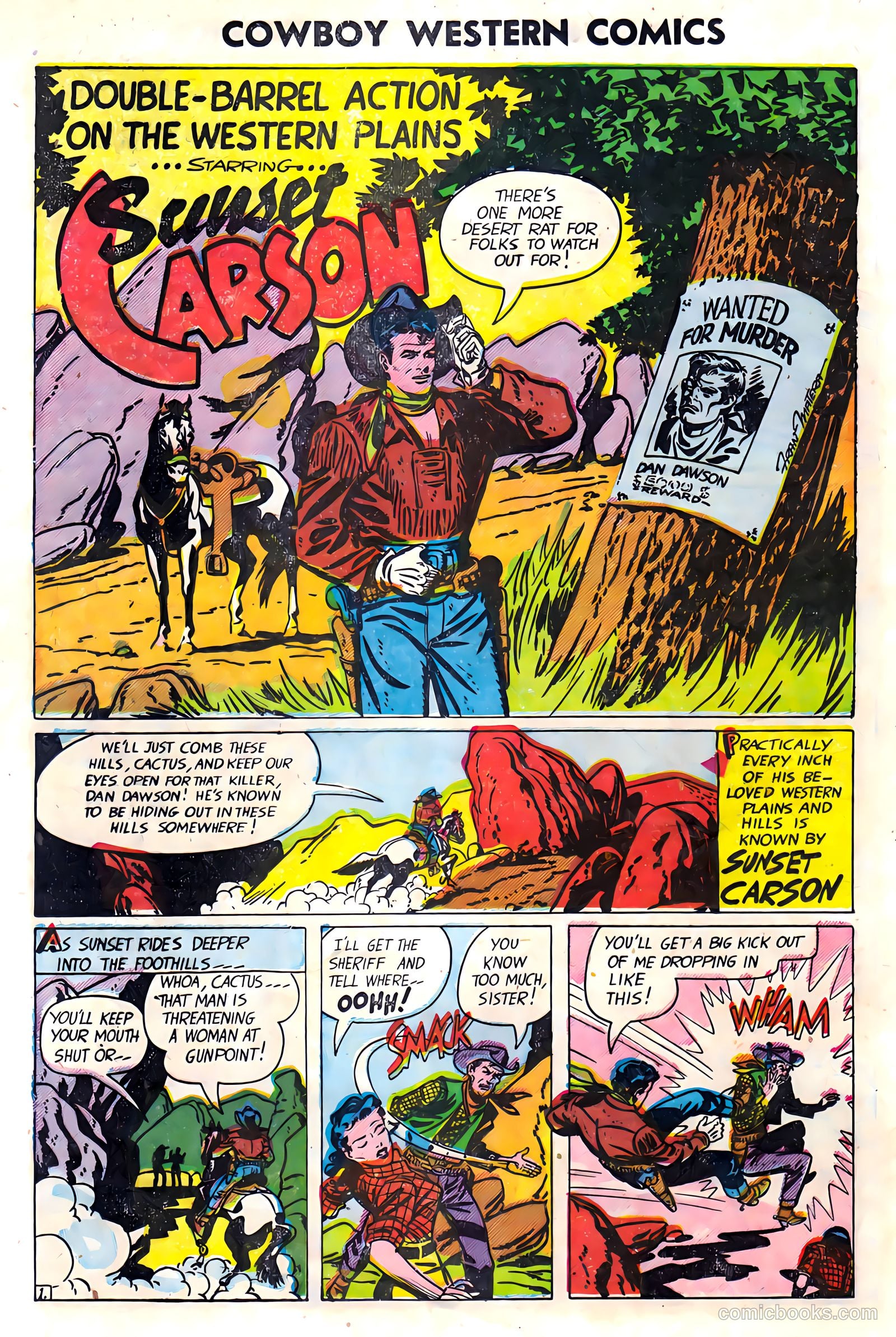 Cowboy Western Comics #37 (1952) — page 12 of 36