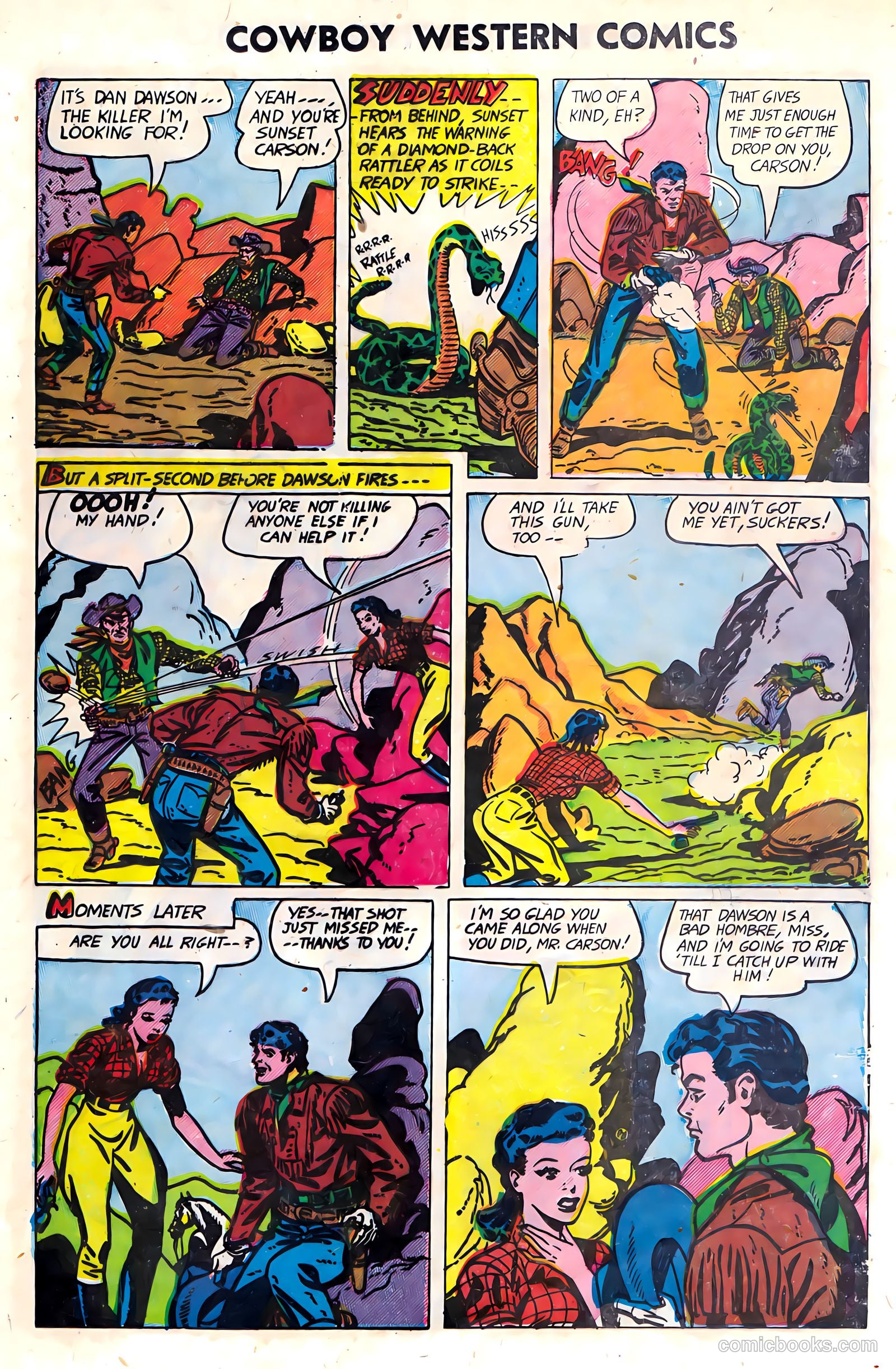 Cowboy Western Comics #37 (1952) — page 13 of 36