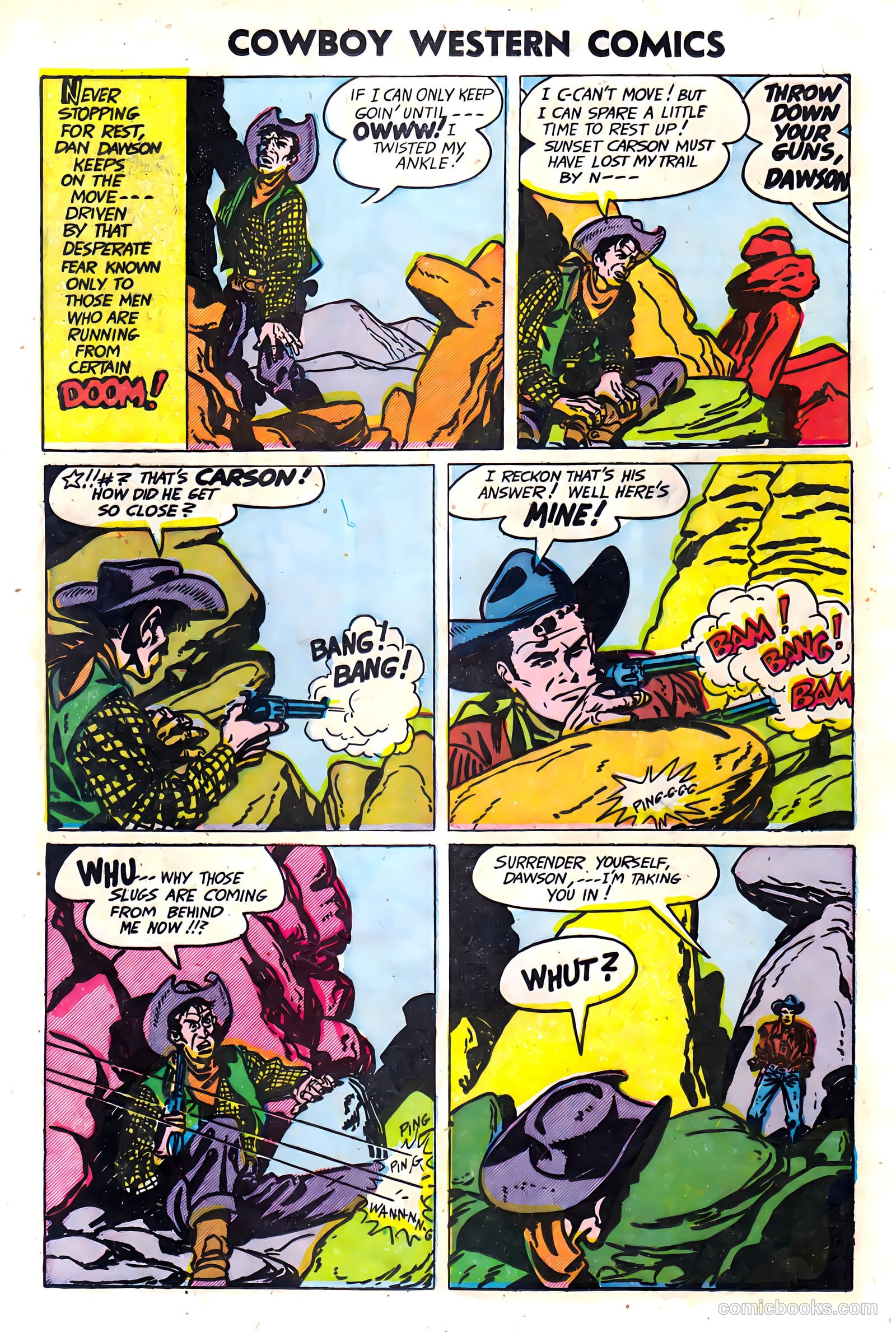 Cowboy Western Comics #37 (1952) — page 16 of 36