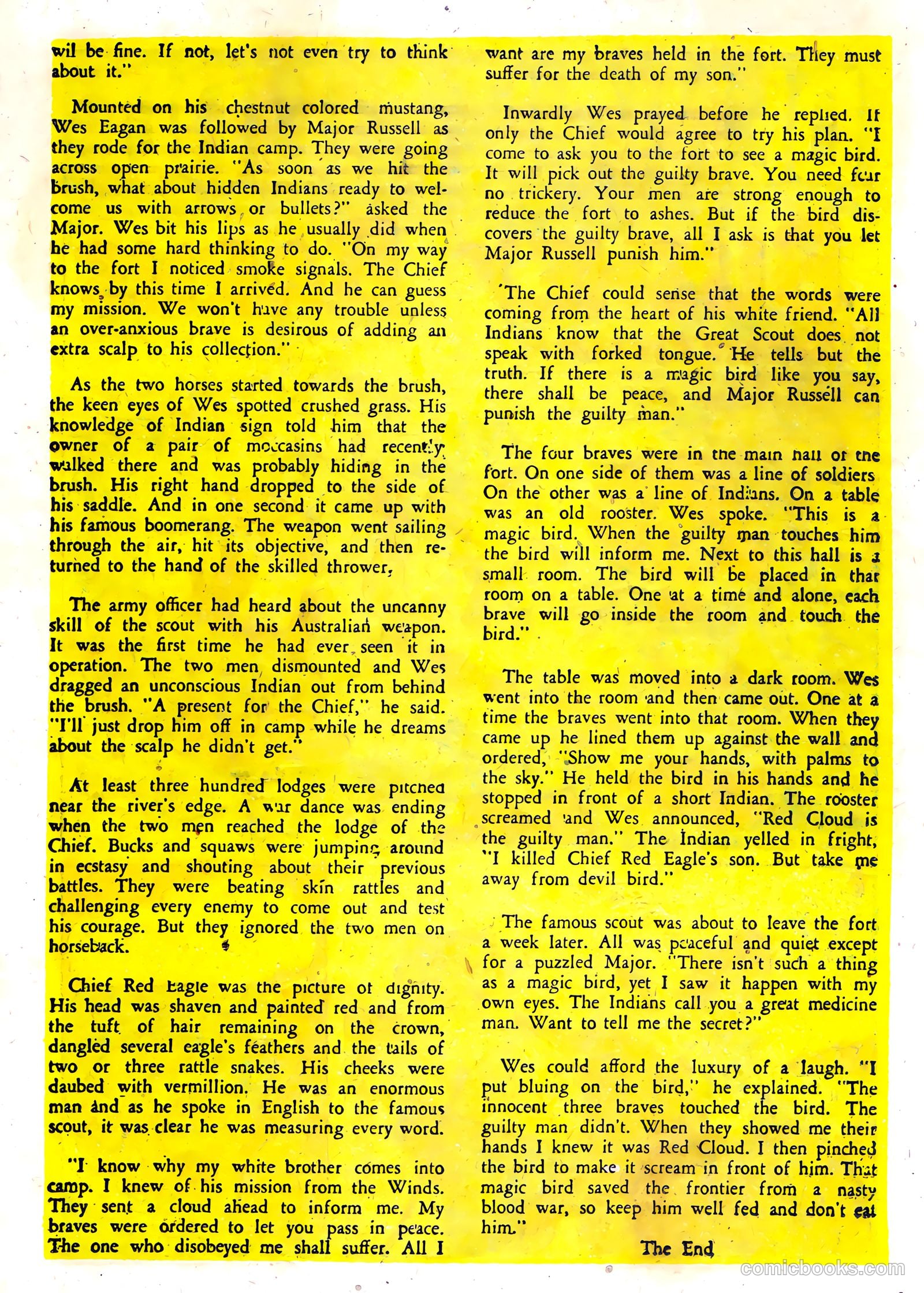 Cowboy Western Comics #37 (1952) — page 19 of 36